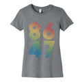 8647 Anti Trump Rainbow Womens Cotton Tee Hoodie, Sweatshirt | PureTeeCo.com (Image 1)