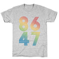 8647 Anti Trump Rainbow T-Shirt Hoodie, Sweatshirt | PureTeeCo.com (Image 1)
