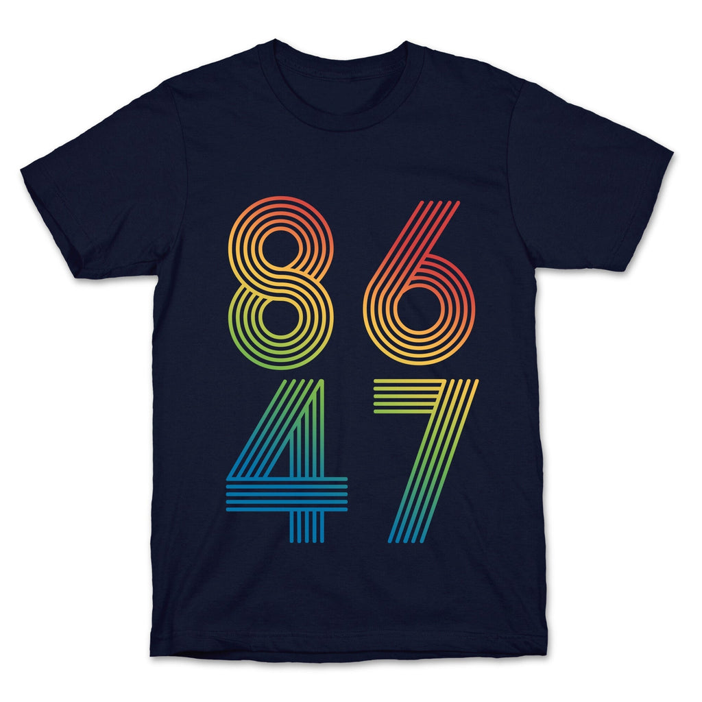 8647 Anti Trump Rainbow T-Shirt Hoodie, Sweatshirt | PureTeeCo.com (Image 2)