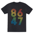 8647 Anti Trump Rainbow Unisex Triblend Tee Hoodie, Sweatshirt | PureTeeCo.com (Image 1)