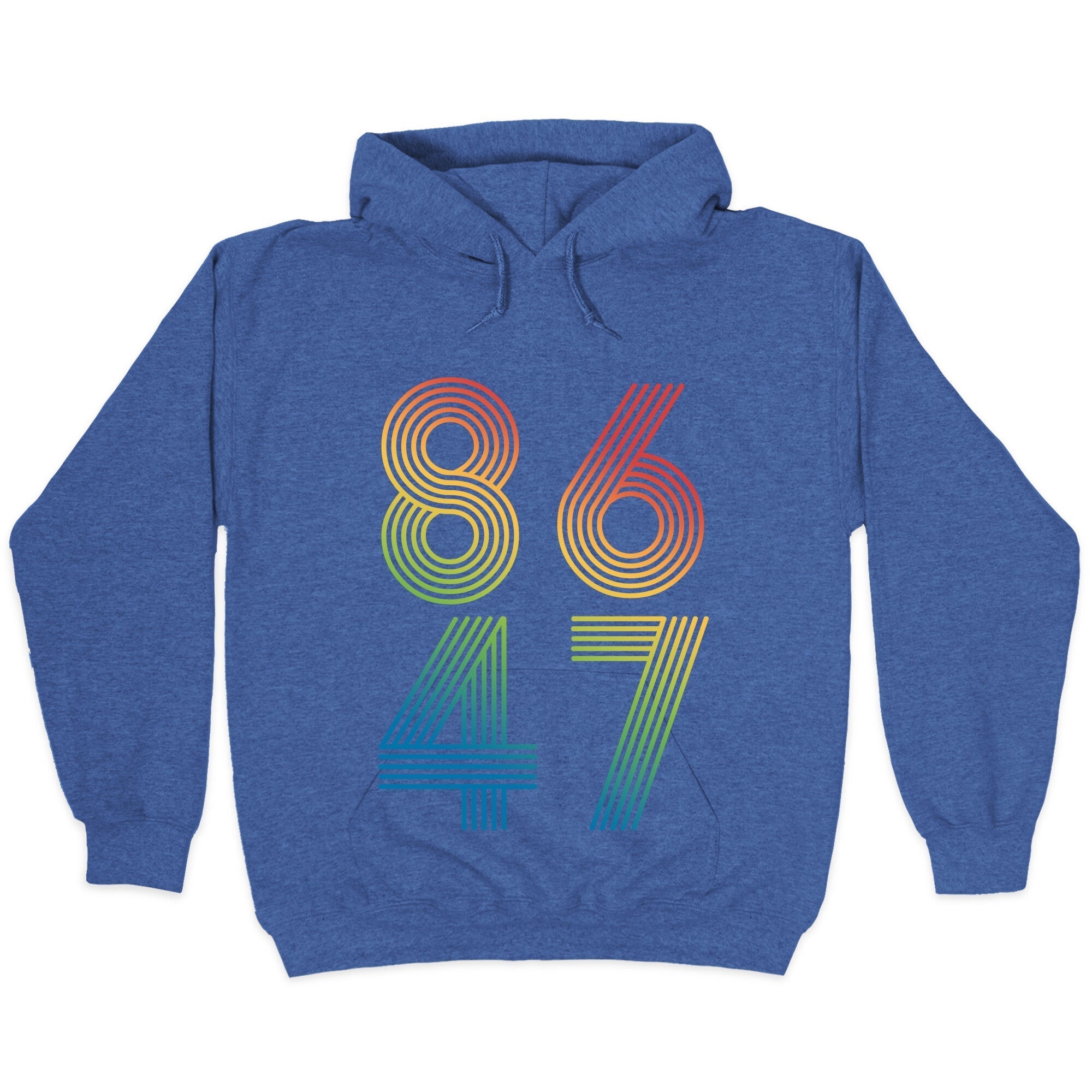 8647 Anti Trump Rainbow Hoodie T-Shirts, Sweatshirt | PureTeeCo.com (Image 2)