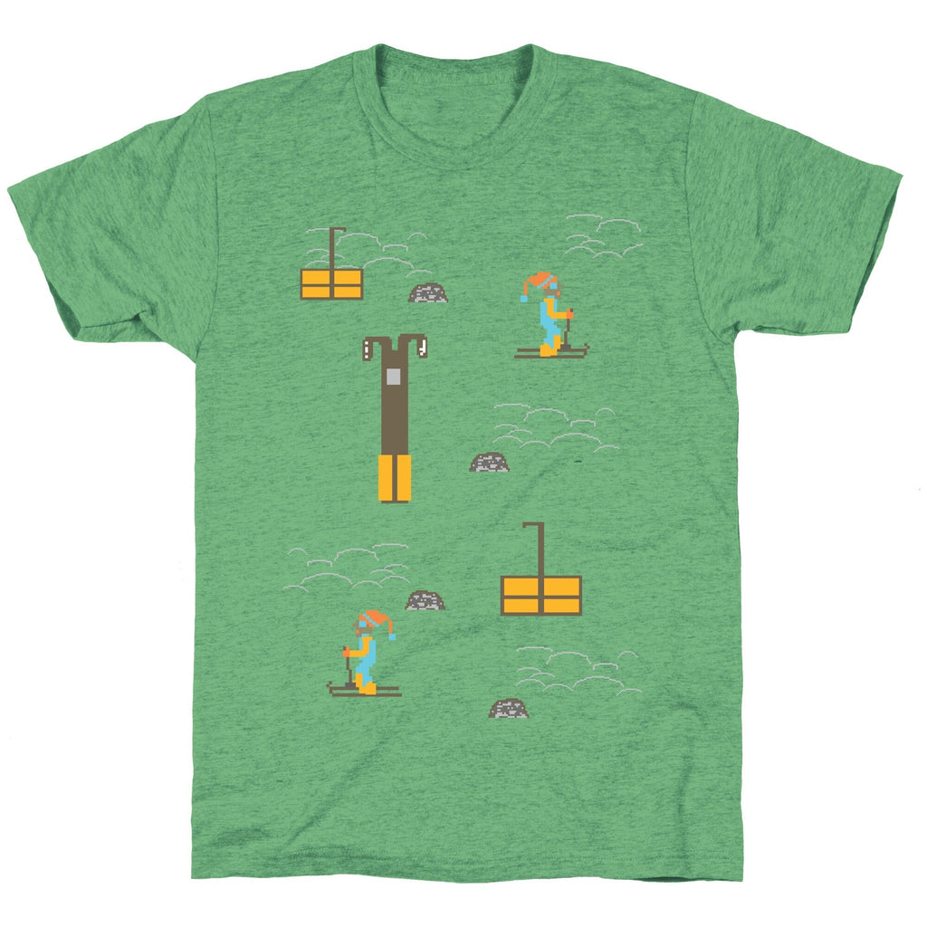 Free Ski Unisex Triblend Tee Hoodie, Sweatshirt | PureTeeCo.com (Image 1)