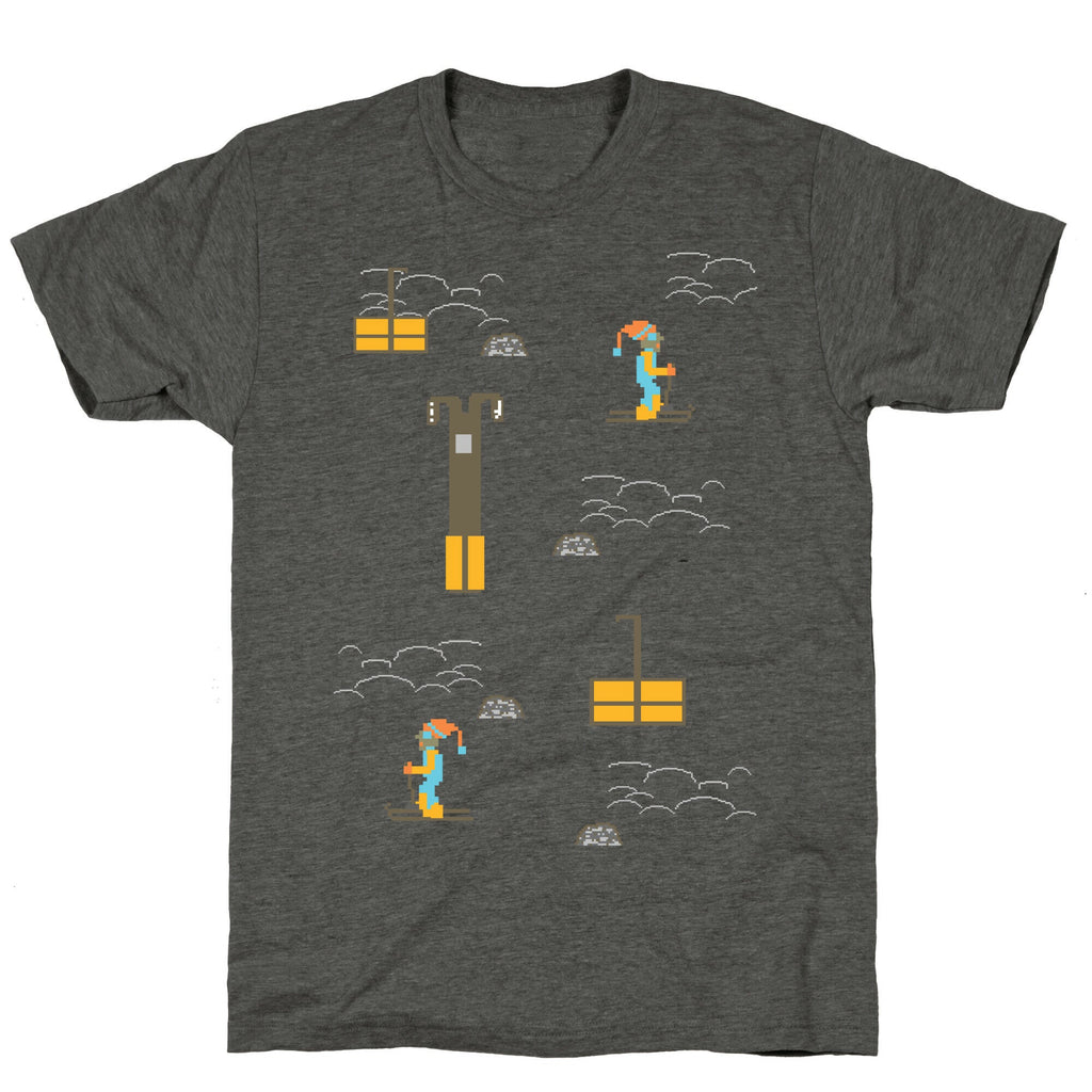 Free Ski Unisex Triblend Tee Hoodie, Sweatshirt | PureTeeCo.com (Image 2)