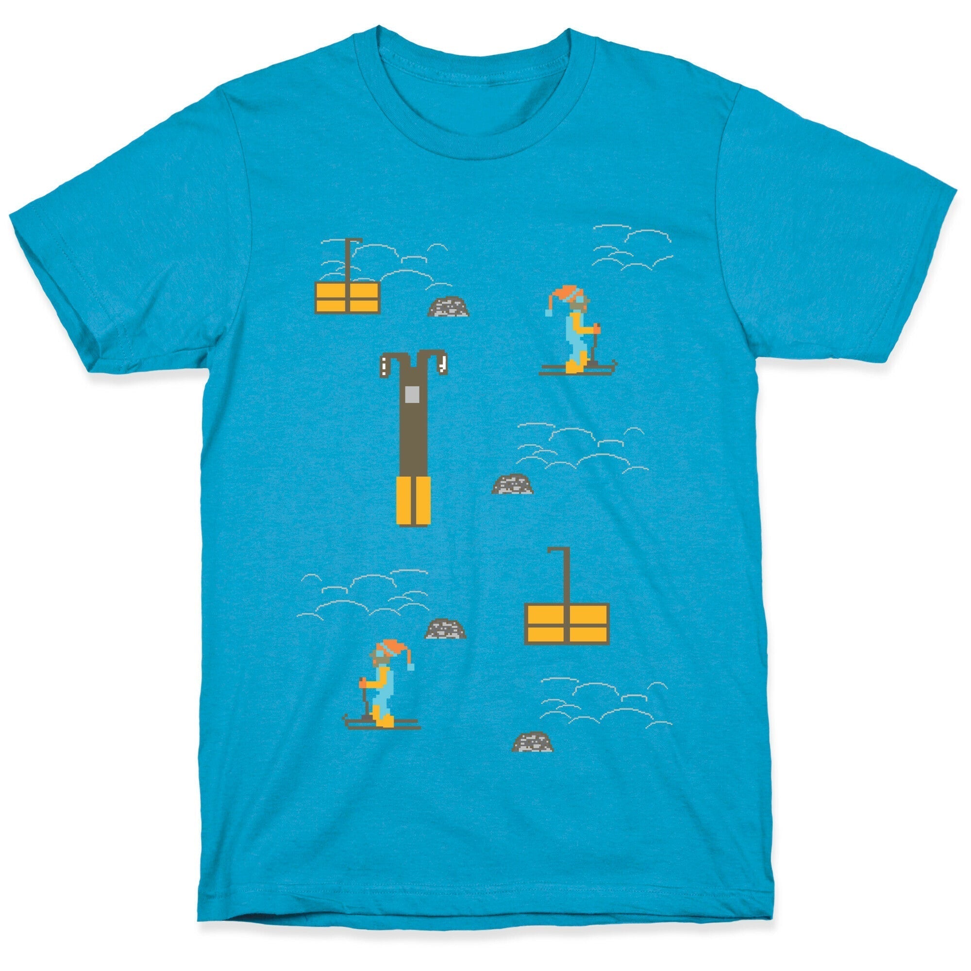 Free Ski Unisex Triblend Tee Hoodie, Sweatshirt | PureTeeCo.com (Image 5)