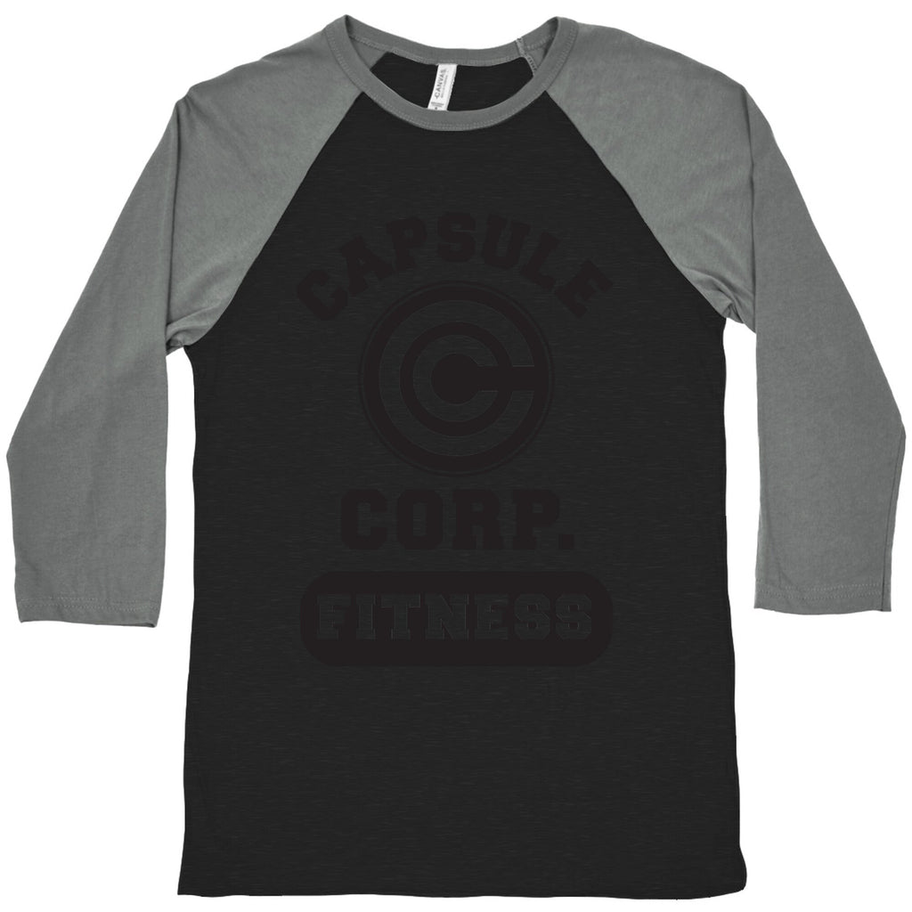 Capsule Corp. Fitness Baseball Tee Hoodie, Sweatshirt | PureTeeCo.com (Image 3)