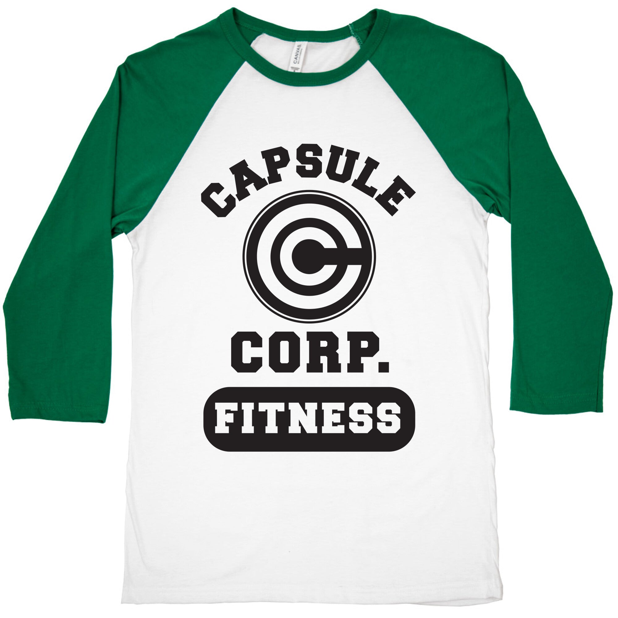 Capsule Corp. Fitness Baseball Tee Hoodie, Sweatshirt | PureTeeCo.com (Image 2)