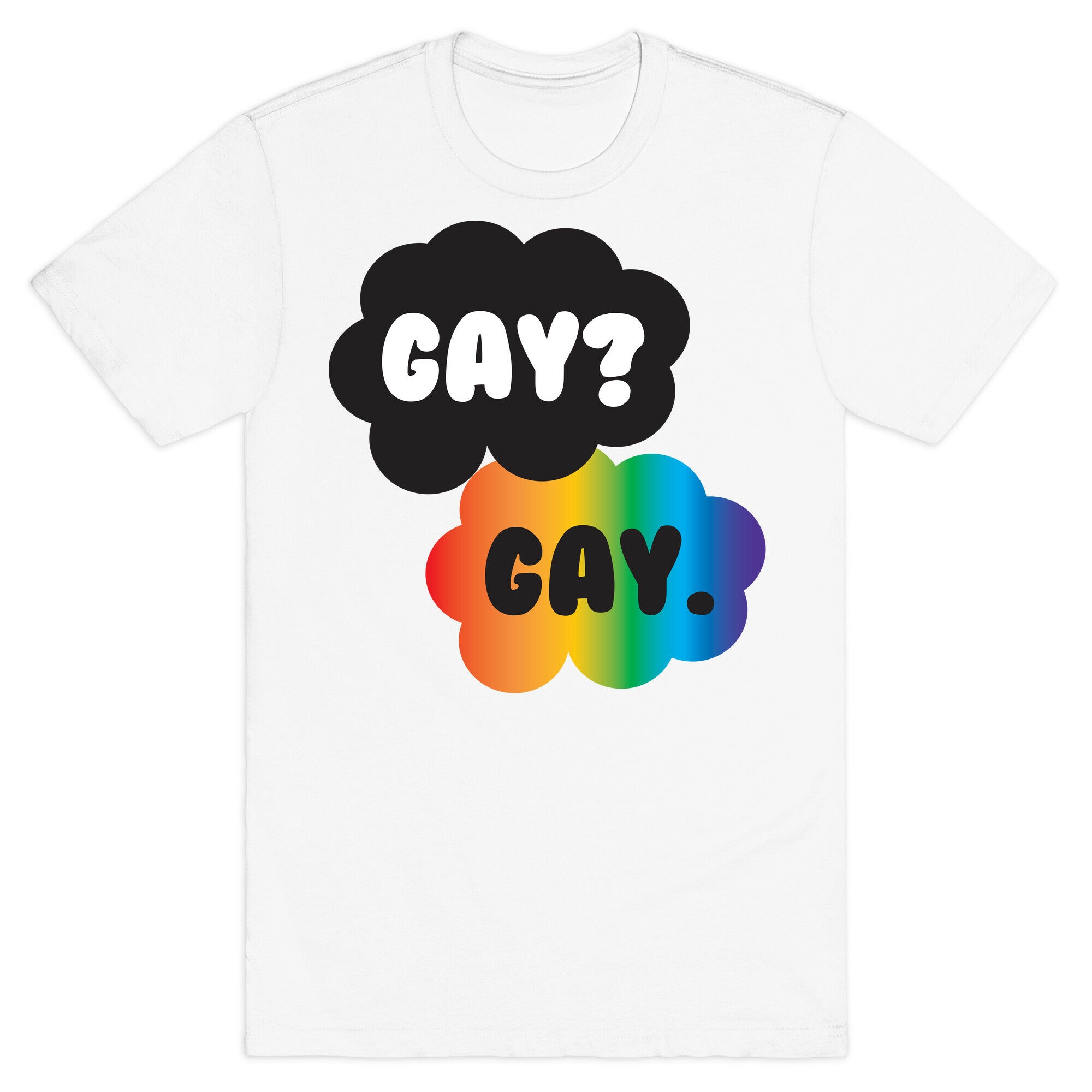Gay? Gay. T-Shirt Hoodie, Sweatshirt | PureTeeCo.com (Image 2)