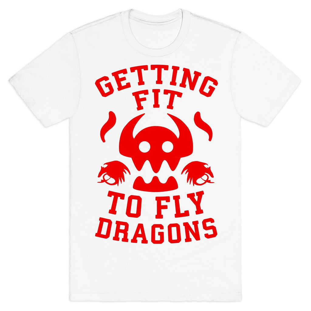 Getting Fit to Fly Dragons T-Shirt Hoodie, Sweatshirt | PureTeeCo.com (Image 2)