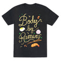 Body By Ramen Unisex Triblend Tee Hoodie, Sweatshirt | PureTeeCo.com (Image 1)