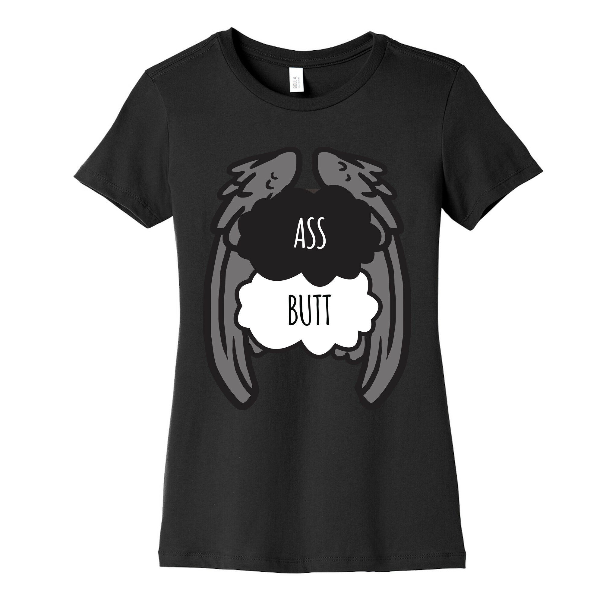 Ass Butt (TFIOS) Women's Cotton Tee Hoodie, Sweatshirt | PureTeeCo.com (Image 5)