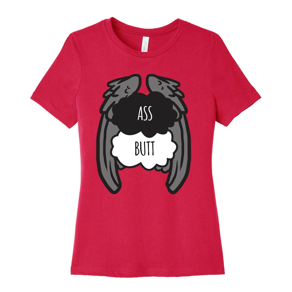 Ass Butt (TFIOS) Women's Cotton Tee Hoodie, Sweatshirt | PureTeeCo.com (Image 2)