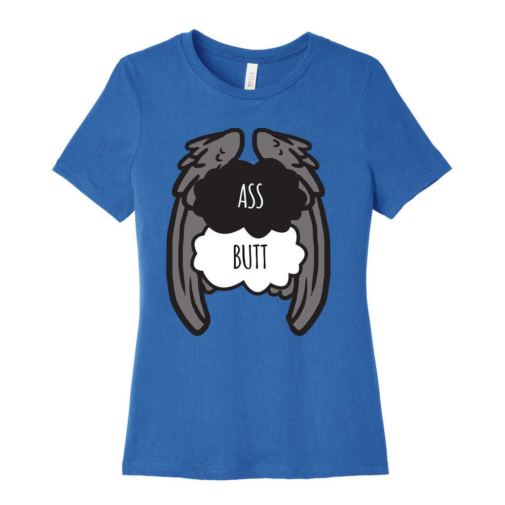 Ass Butt (TFIOS) Women's Cotton Tee Hoodie, Sweatshirt | PureTeeCo.com (Image 3)