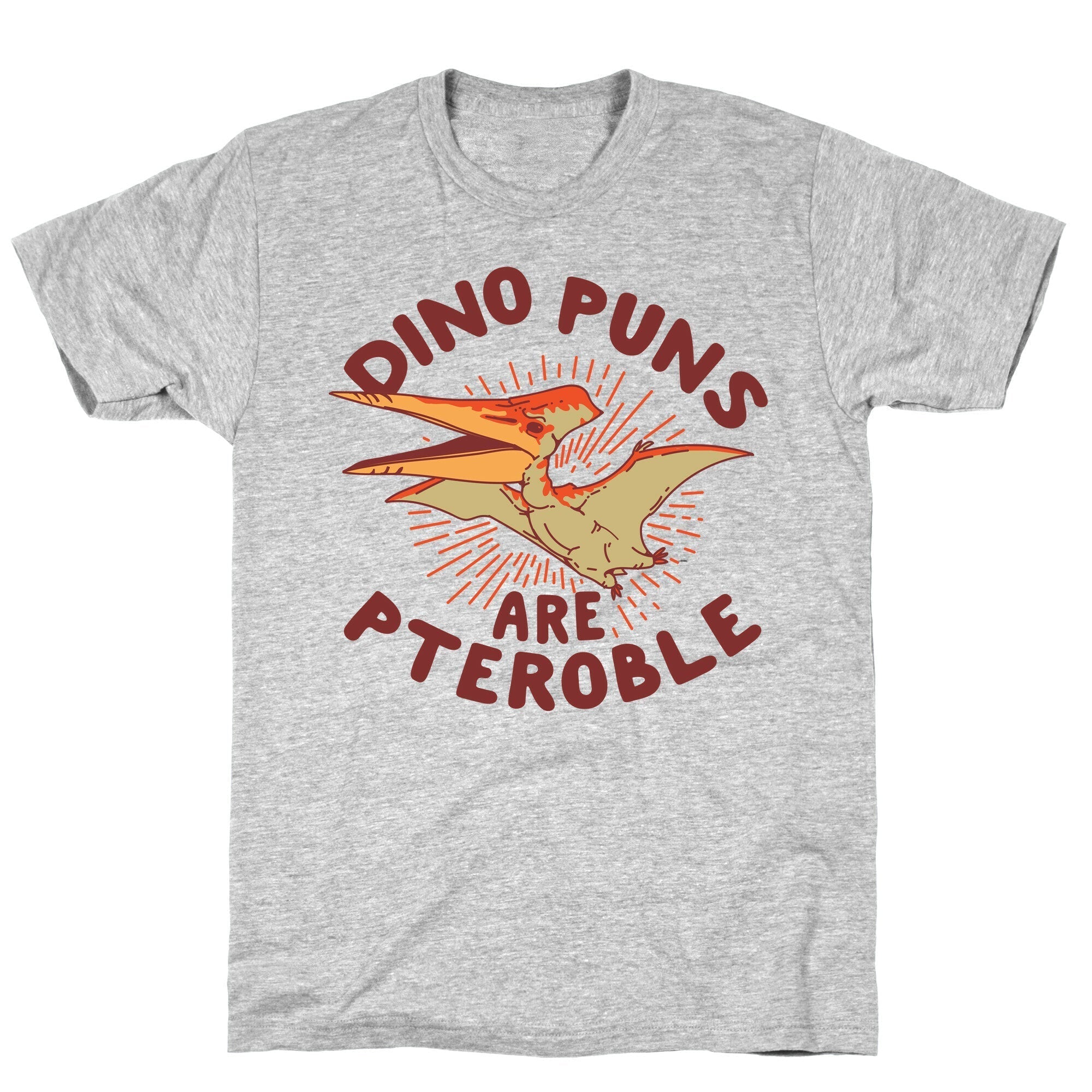 Dino Puns Are Pteroble T-Shirt Hoodie, Sweatshirt | PureTeeCo.com (Image 3)