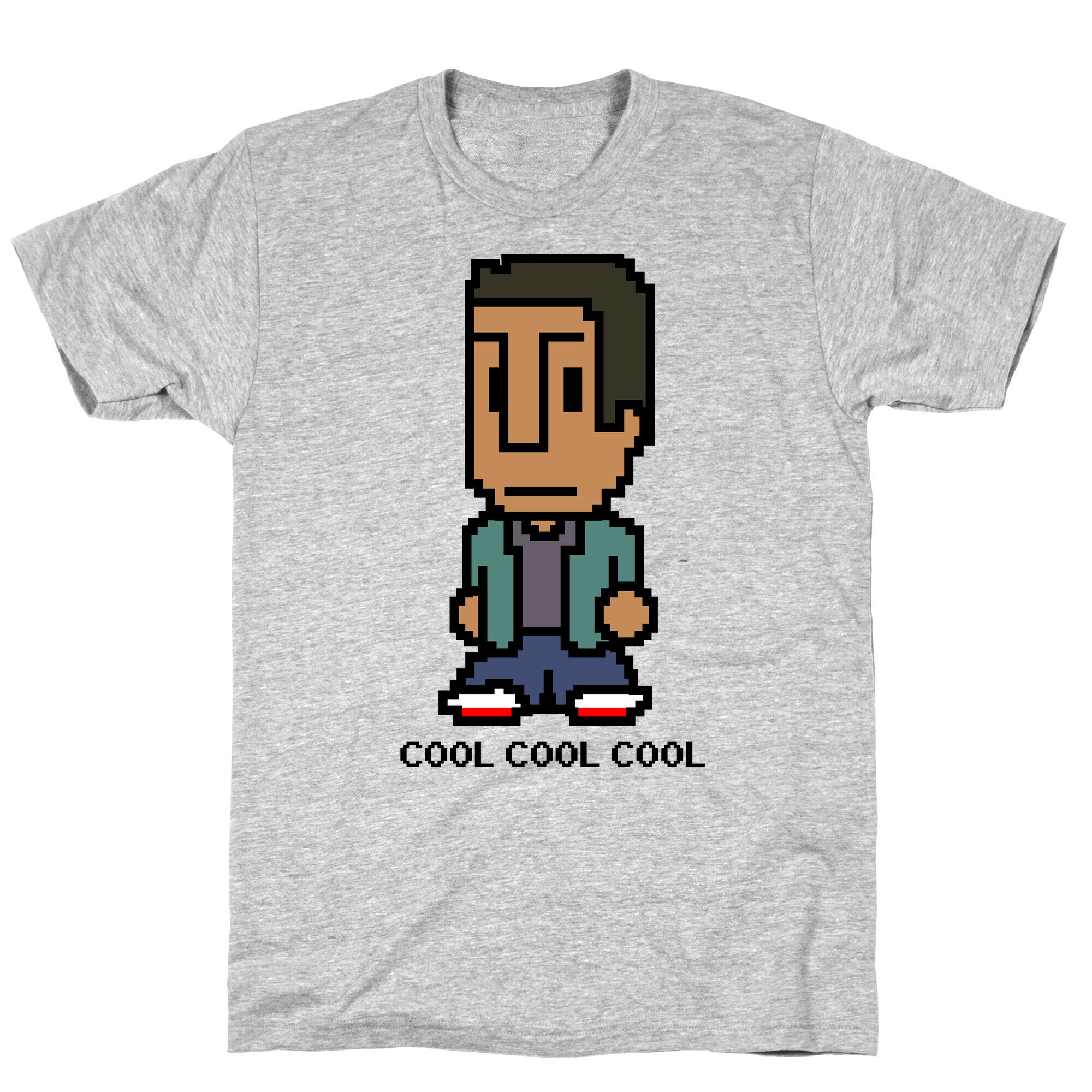 8-bit Abed T-Shirt Hoodie, Sweatshirt | PureTeeCo.com (Image 3)