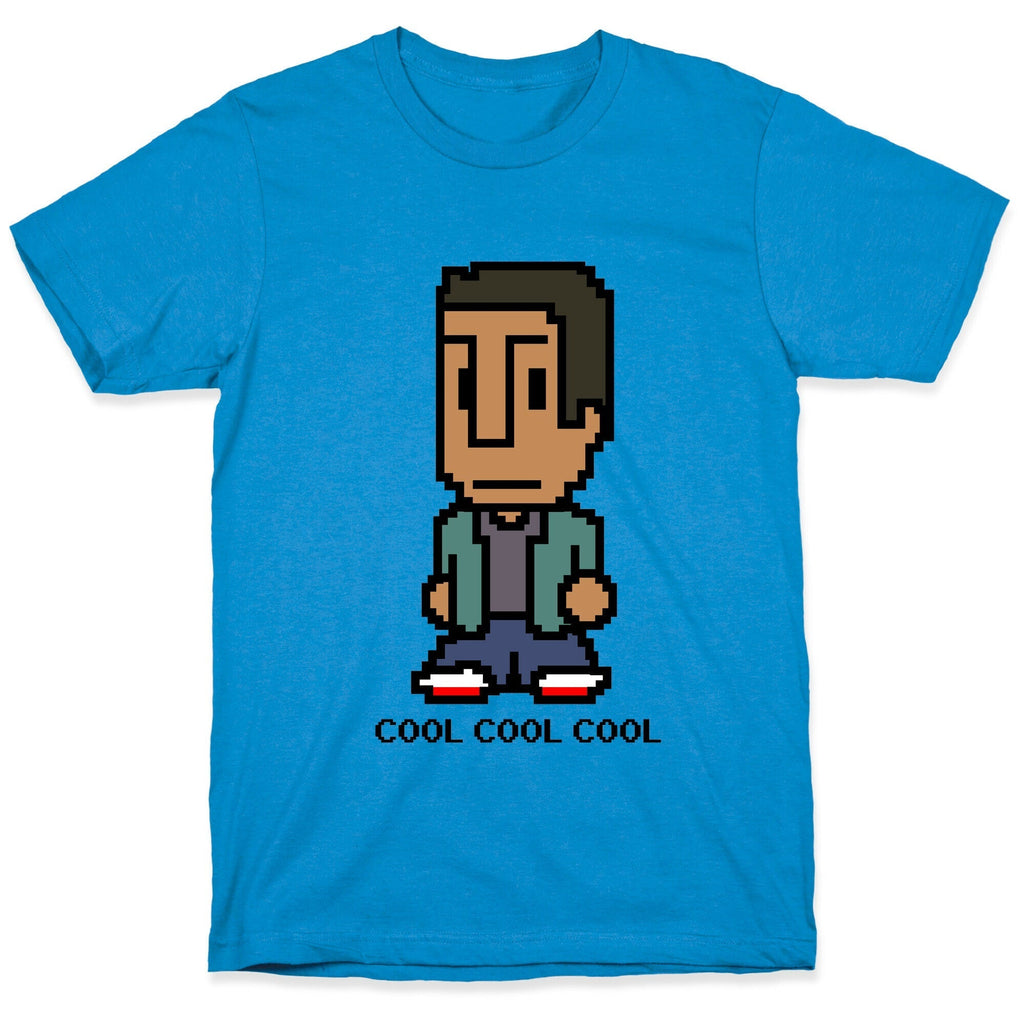 8-bit Abed T-Shirt Hoodie, Sweatshirt | PureTeeCo.com (Image 1)