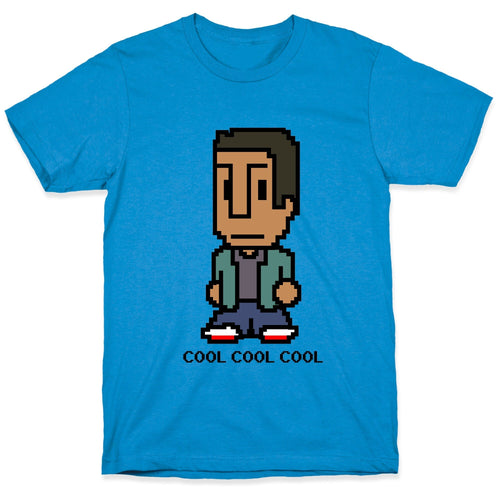 8-bit Abed T-Shirt Hoodie, Sweatshirt | PureTeeCo.com (Image 1)
