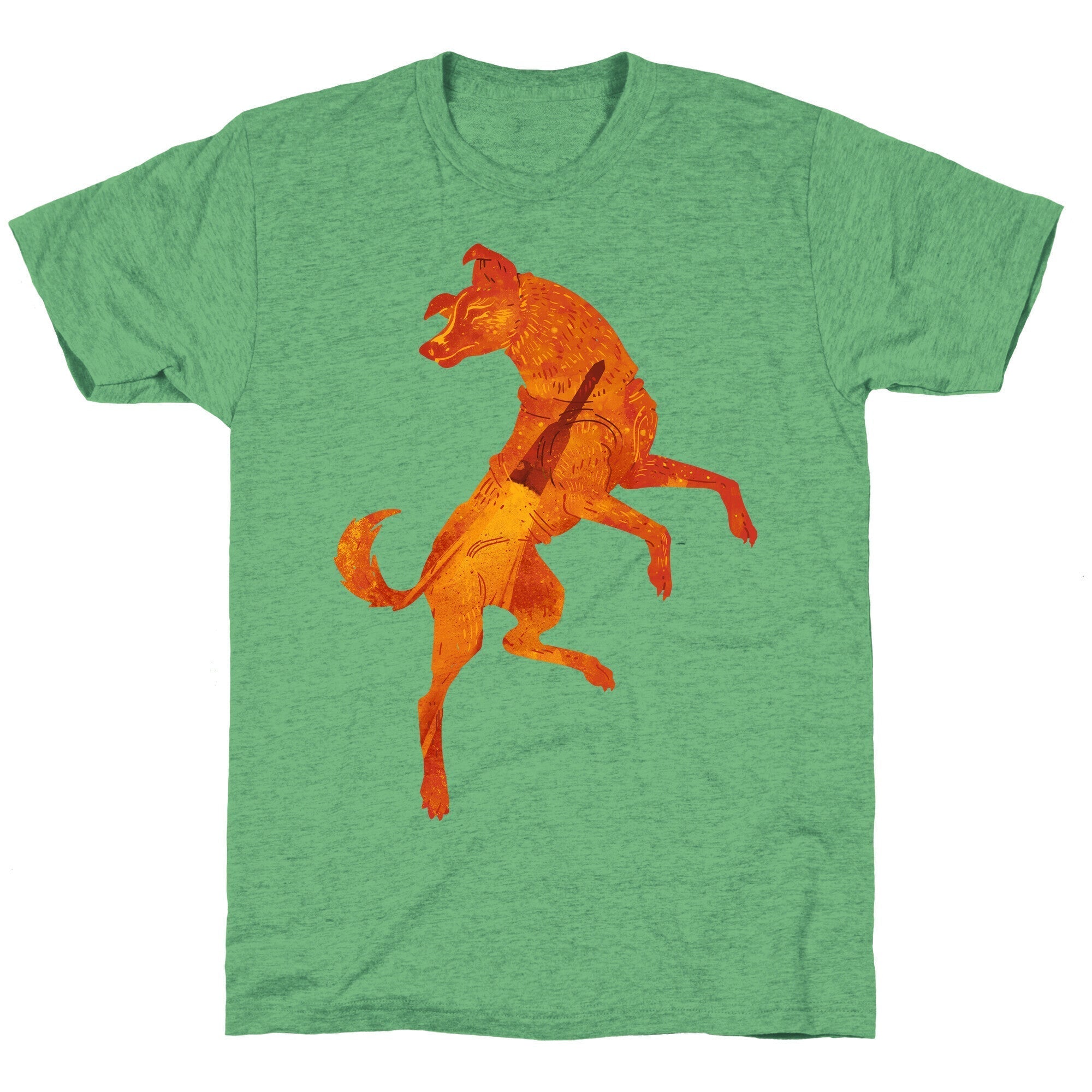 Astronaut Dog Laika Unisex Triblend Tee Hoodie, Sweatshirt | PureTeeCo.com (Image 2)