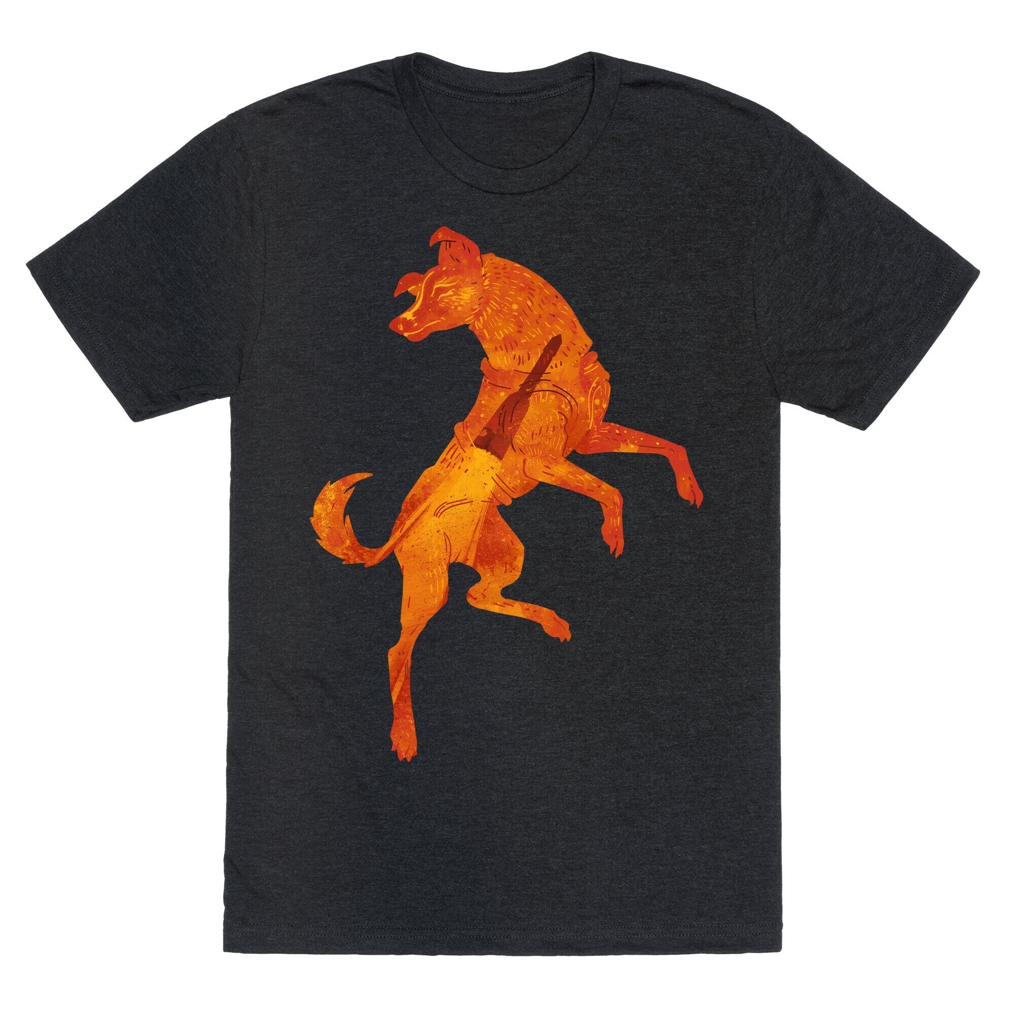 Astronaut Dog Laika Unisex Triblend Tee Hoodie, Sweatshirt | PureTeeCo.com (Image 1)