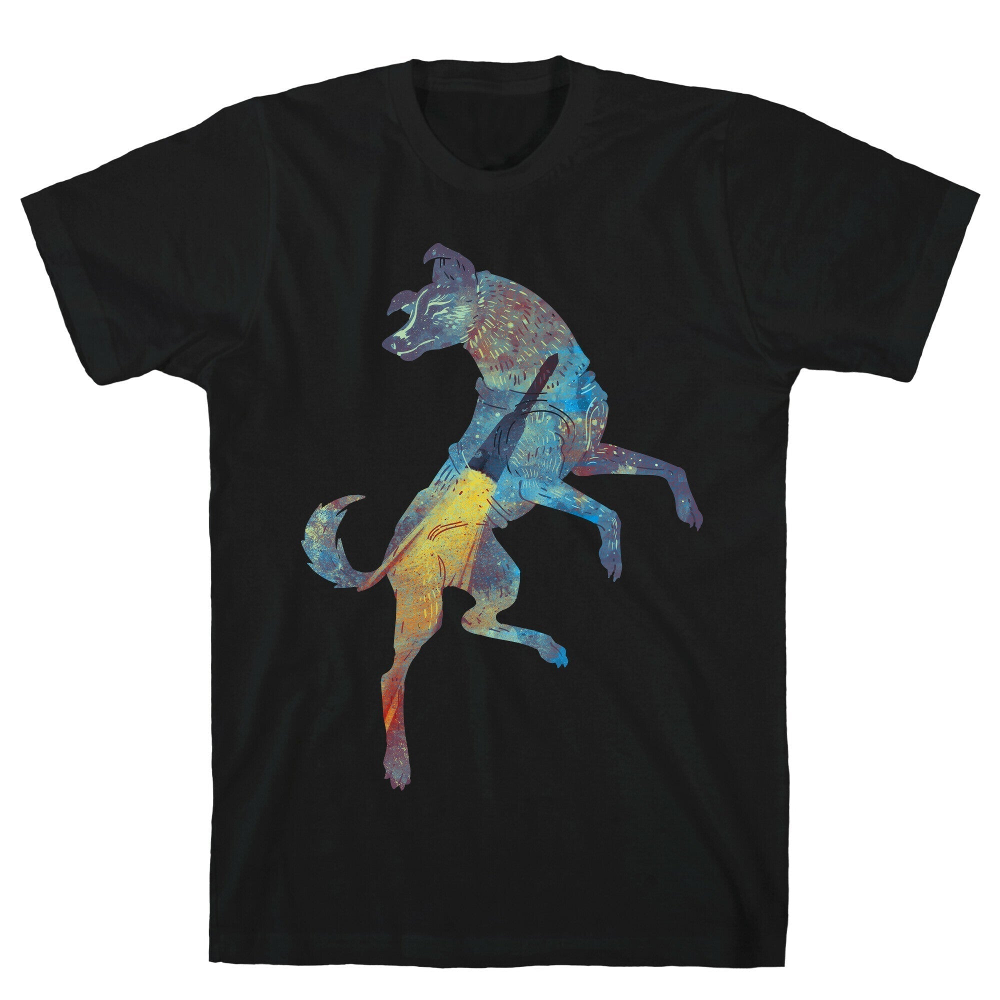Astronaut Dog Laika T-Shirt Hoodie, Sweatshirt | PureTeeCo.com (Image 1)