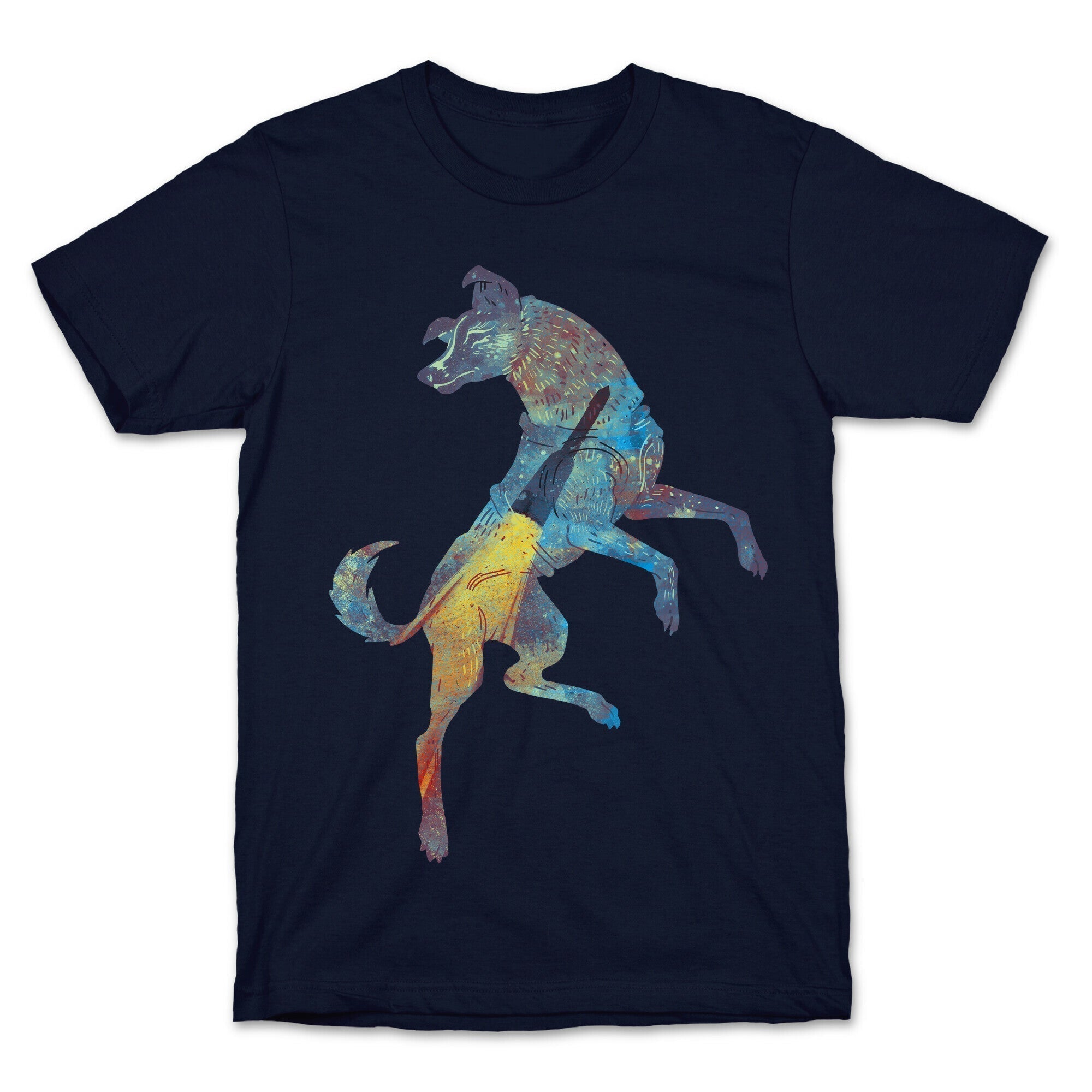 Astronaut Dog Laika T-Shirt Hoodie, Sweatshirt | PureTeeCo.com (Image 4)