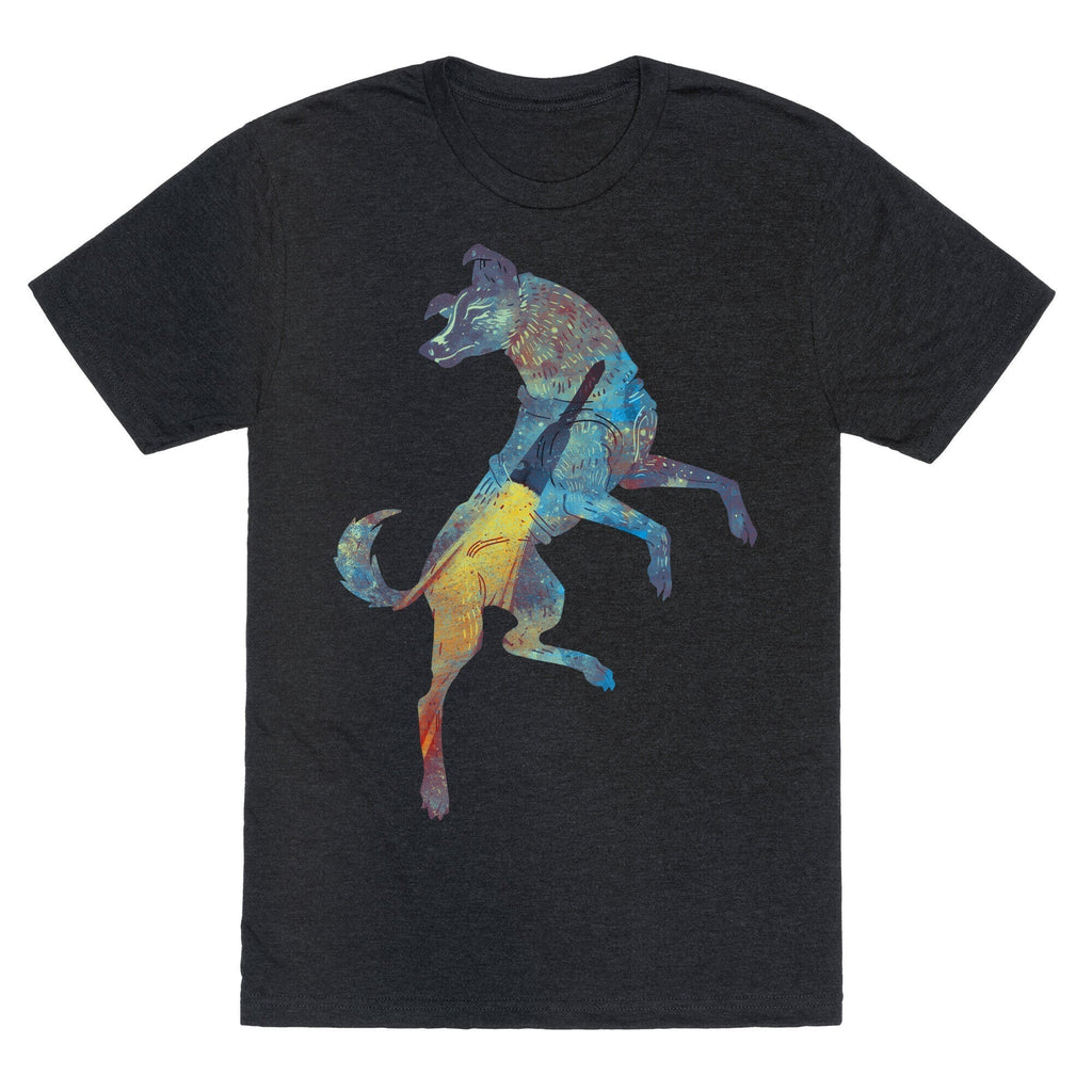 Astronaut Dog Laika Unisex Triblend Tee Style001 Hoodie, Sweatshirt | PureTeeCo.com (Image 1)