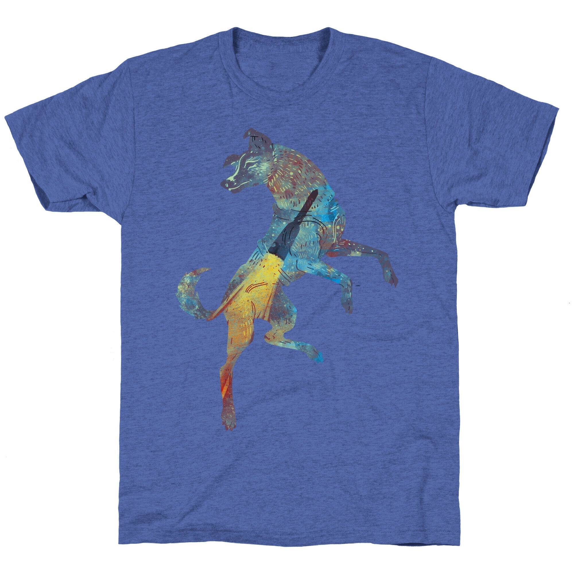 Astronaut Dog Laika Unisex Triblend Tee Style001 Hoodie, Sweatshirt | PureTeeCo.com (Image 5)