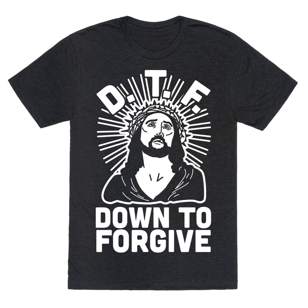 D.T.F. Jesus Unisex Triblend Tee Hoodie, Sweatshirt | PureTeeCo.com (Image 1)