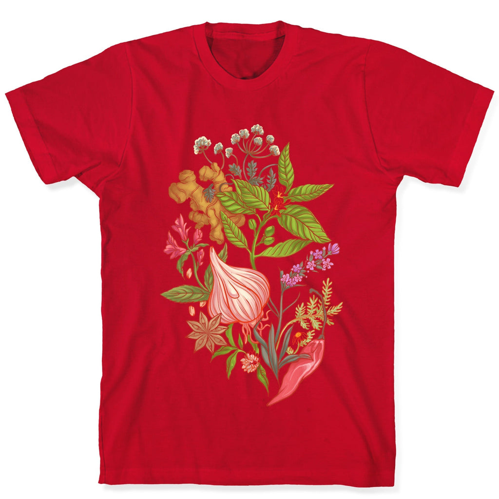 Chef's Botanical Herbs and Spices T-Shirt Style001 Hoodie, Sweatshirt | PureTeeCo.com (Image 5)