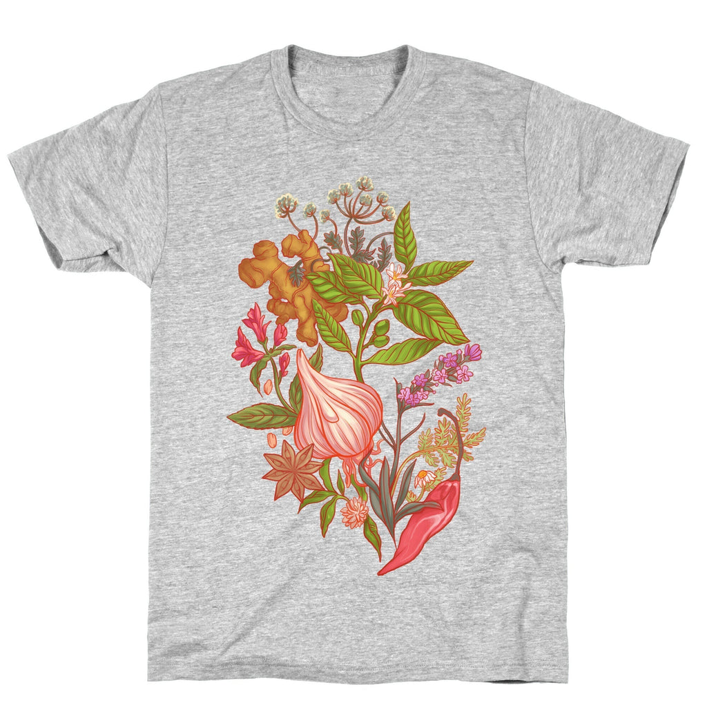 Chef's Botanical Herbs and Spices T-Shirt Hoodie, Sweatshirt | PureTeeCo.com (Image 2)