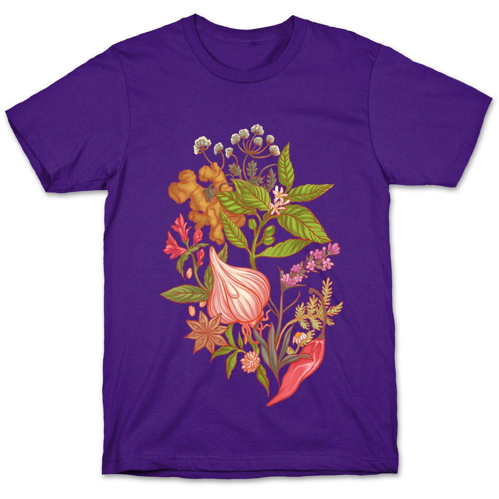 Chef's Botanical Herbs and Spices T-Shirt Hoodie, Sweatshirt | PureTeeCo.com (Image 5)