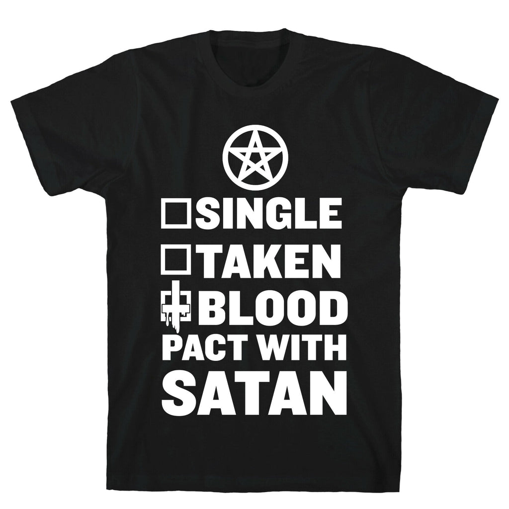 Blood Pact With Satan T-Shirt Hoodie, Sweatshirt | PureTeeCo.com (Image 1)