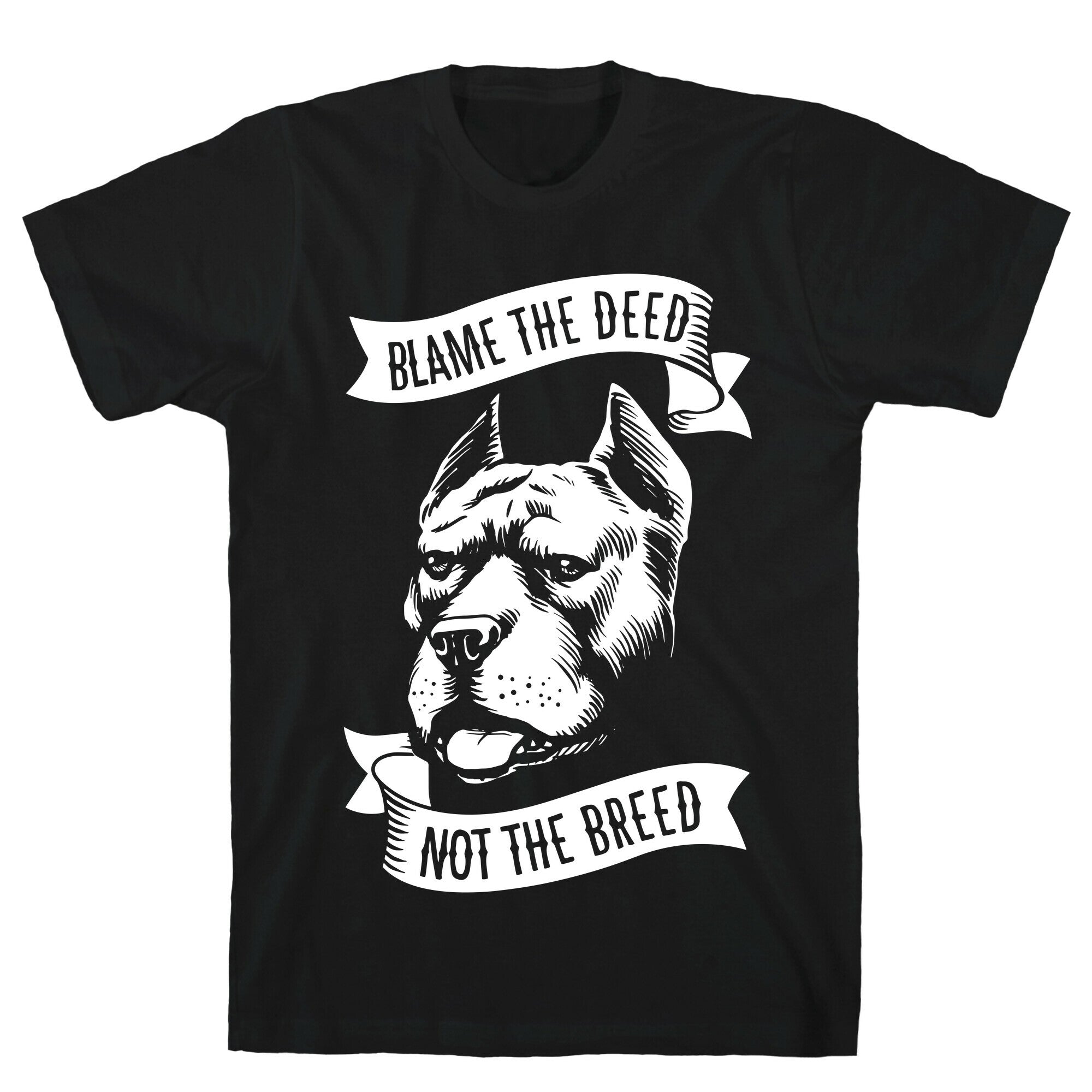 Blame the Deed, Not the Breed T-Shirt Hoodie, Sweatshirt | PureTeeCo.com (Image 1)