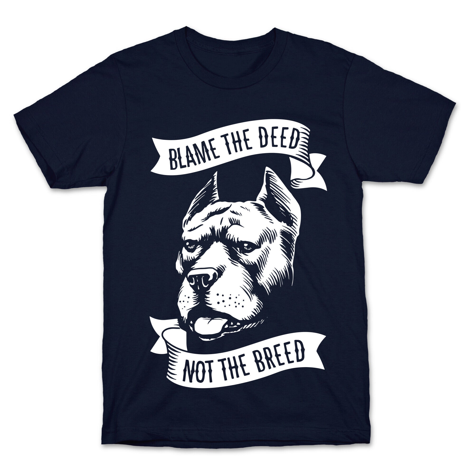 Blame the Deed, Not the Breed T-Shirt Hoodie, Sweatshirt | PureTeeCo.com (Image 4)