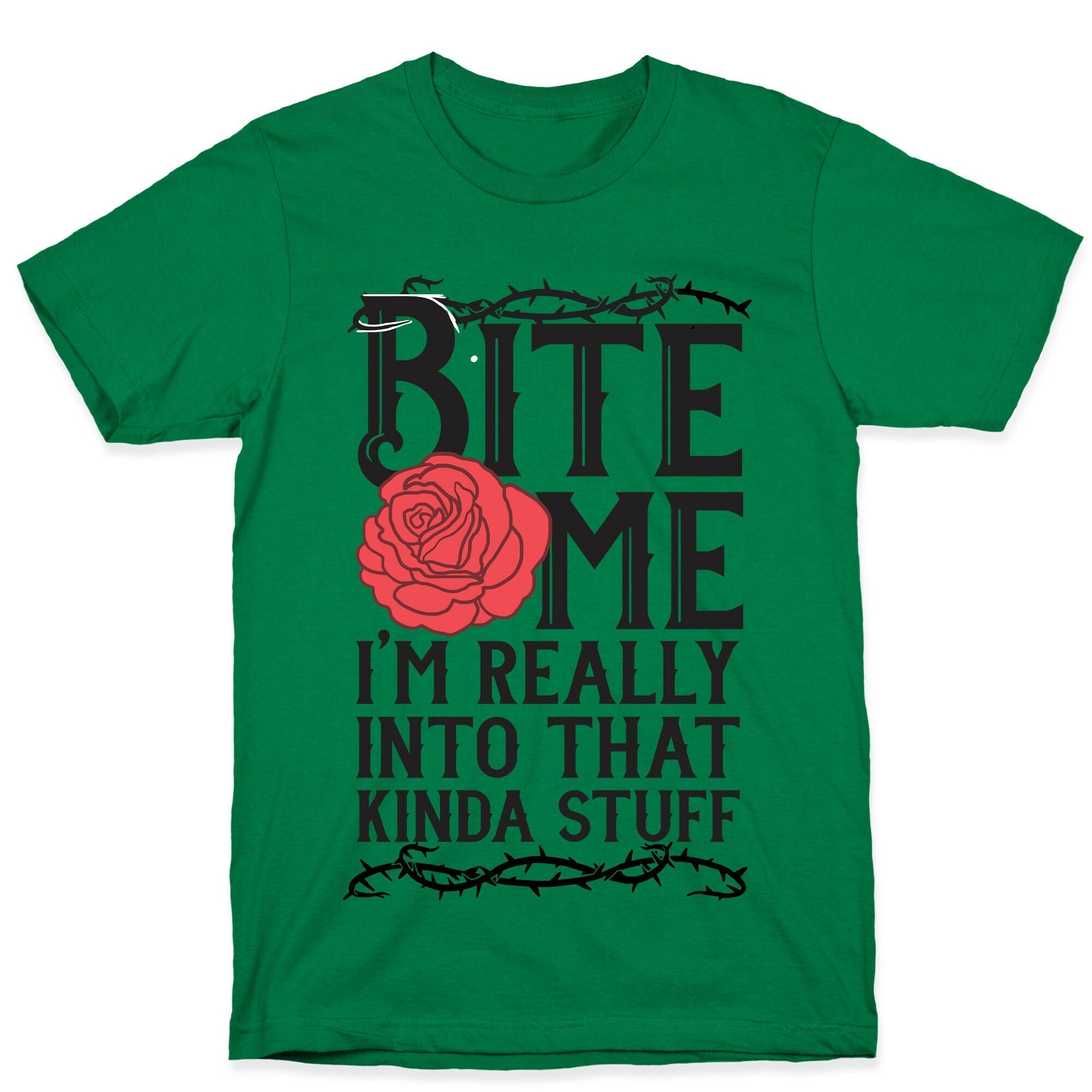 Bite Me I'm Really Into That Kinda Stuff T-Shirt Hoodie, Sweatshirt | PureTeeCo.com (Image 4)