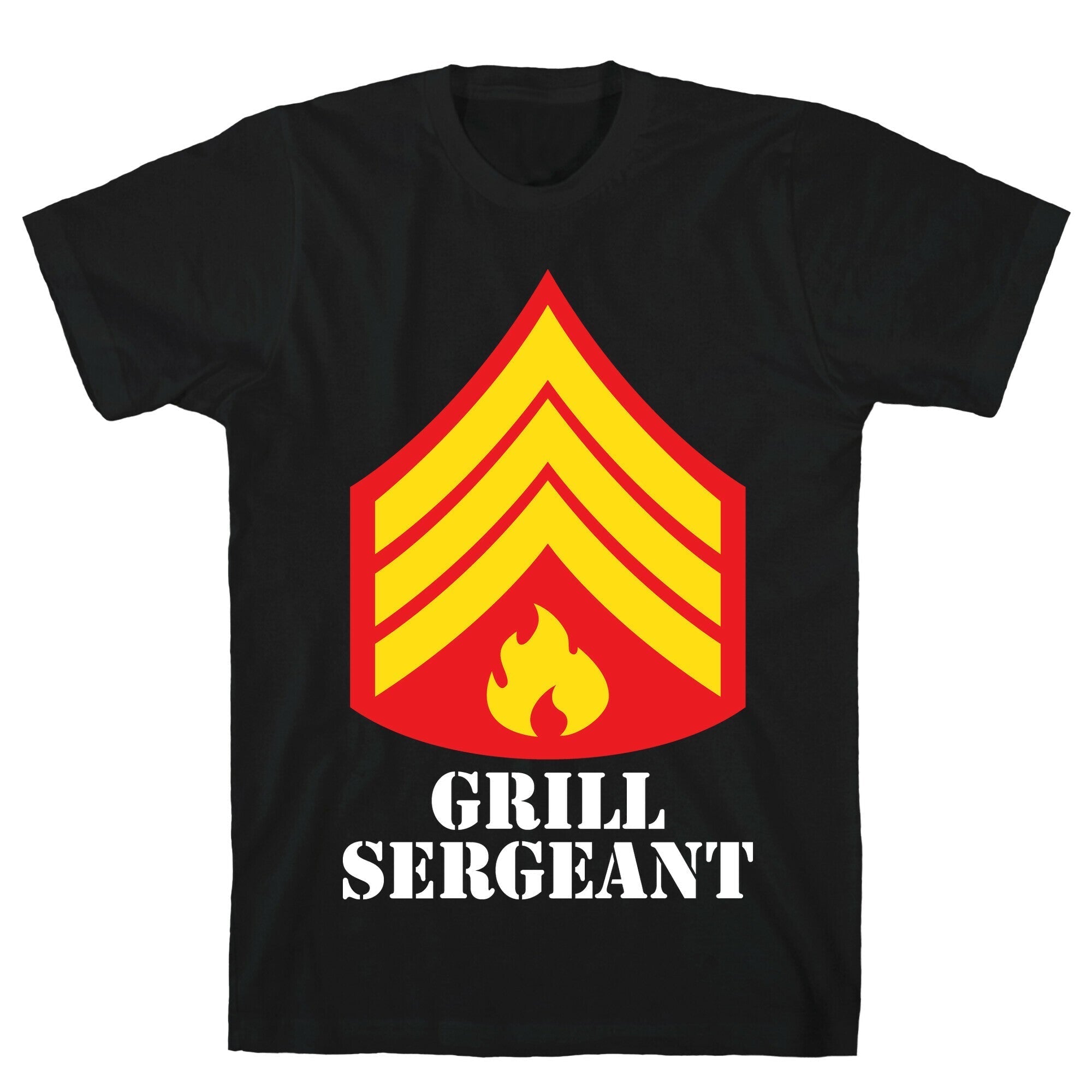 Grill Sergeant T-Shirt Hoodie, Sweatshirt | PureTeeCo.com (Image 1)