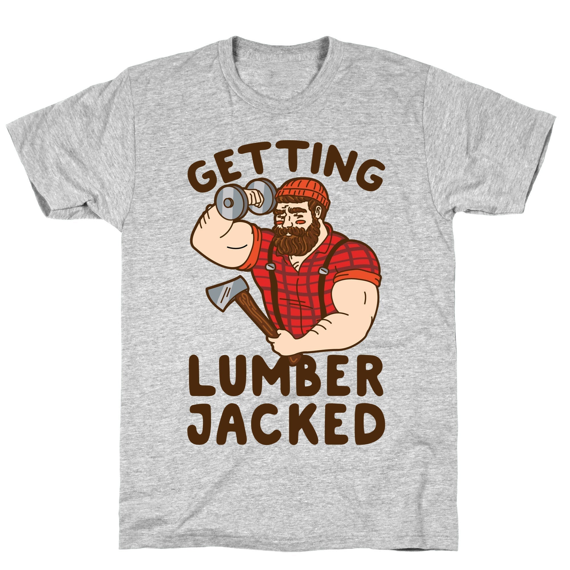 Getting Lumberjacked T-Shirt Hoodie, Sweatshirt | PureTeeCo.com (Image 3)