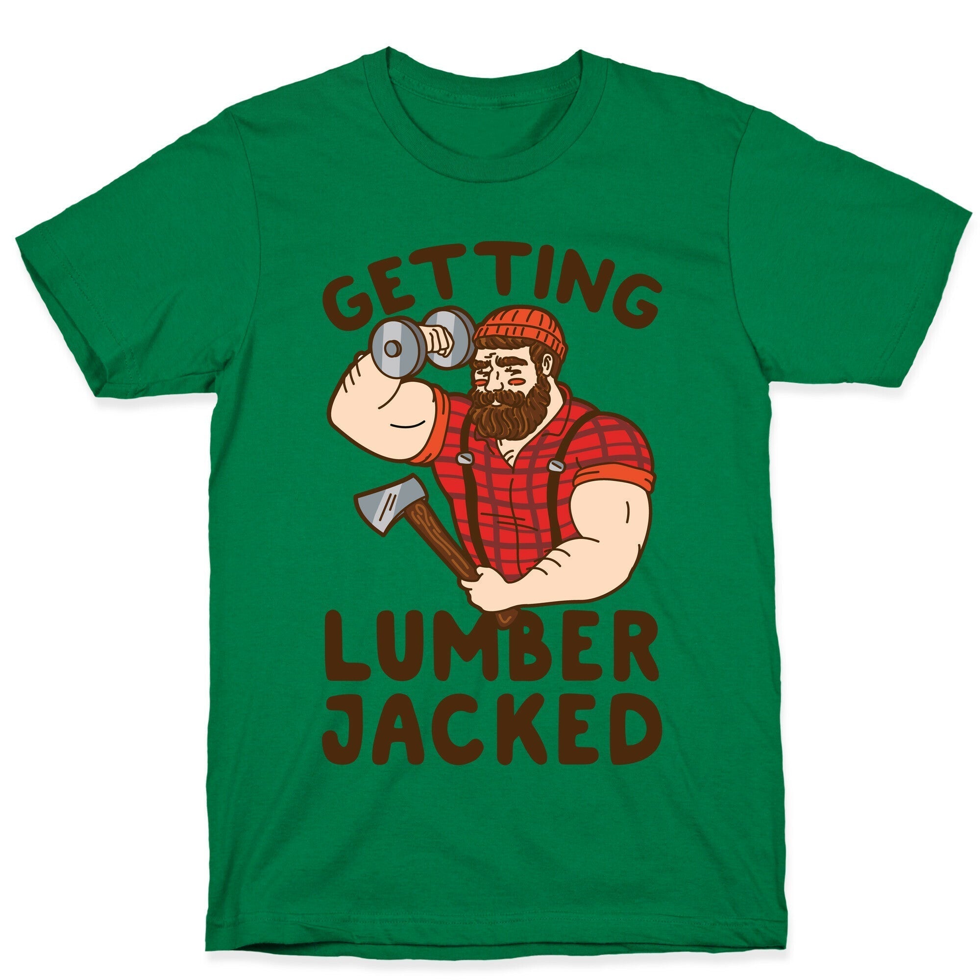 Getting Lumberjacked T-Shirt Hoodie, Sweatshirt | PureTeeCo.com (Image 4)