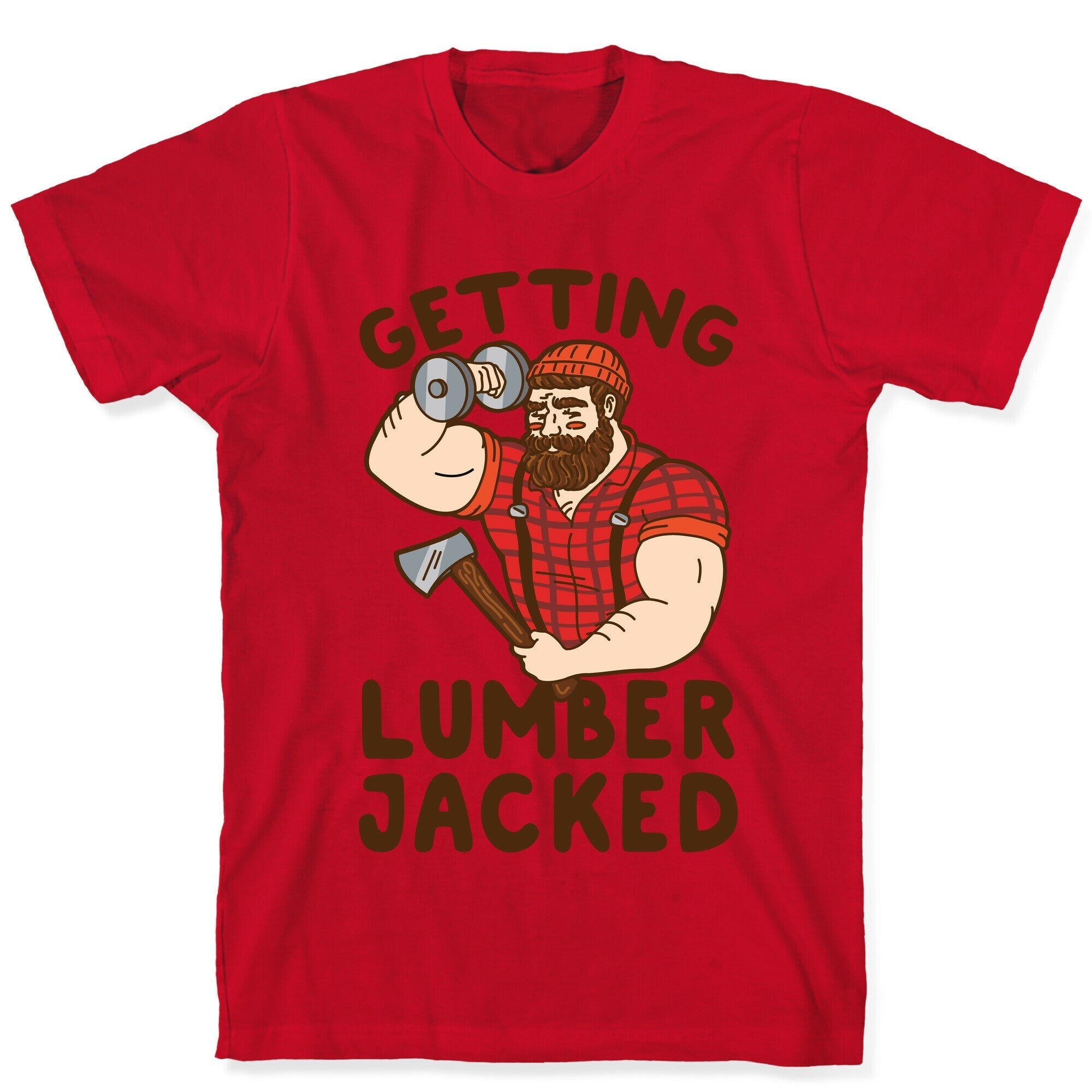 Getting Lumberjacked T-Shirt Hoodie, Sweatshirt | PureTeeCo.com (Image 5)