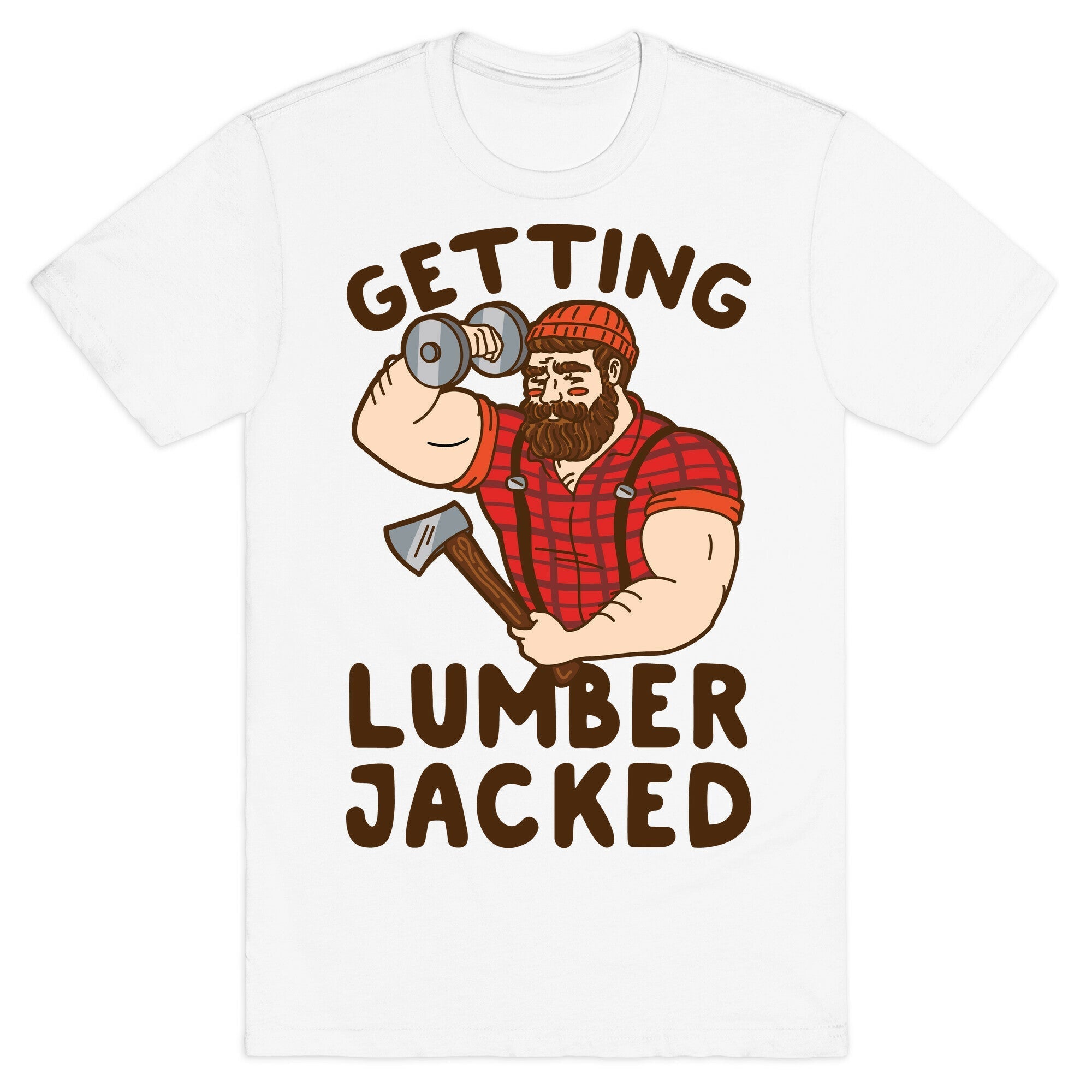 Getting Lumberjacked T-Shirt Hoodie, Sweatshirt | PureTeeCo.com (Image 2)