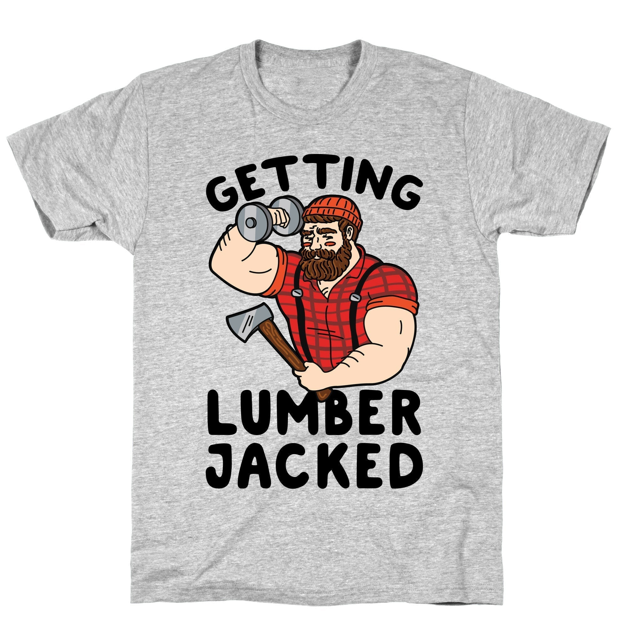 Getting Lumberjacked T-Shirt Style001 Hoodie, Sweatshirt | PureTeeCo.com (Image 3)