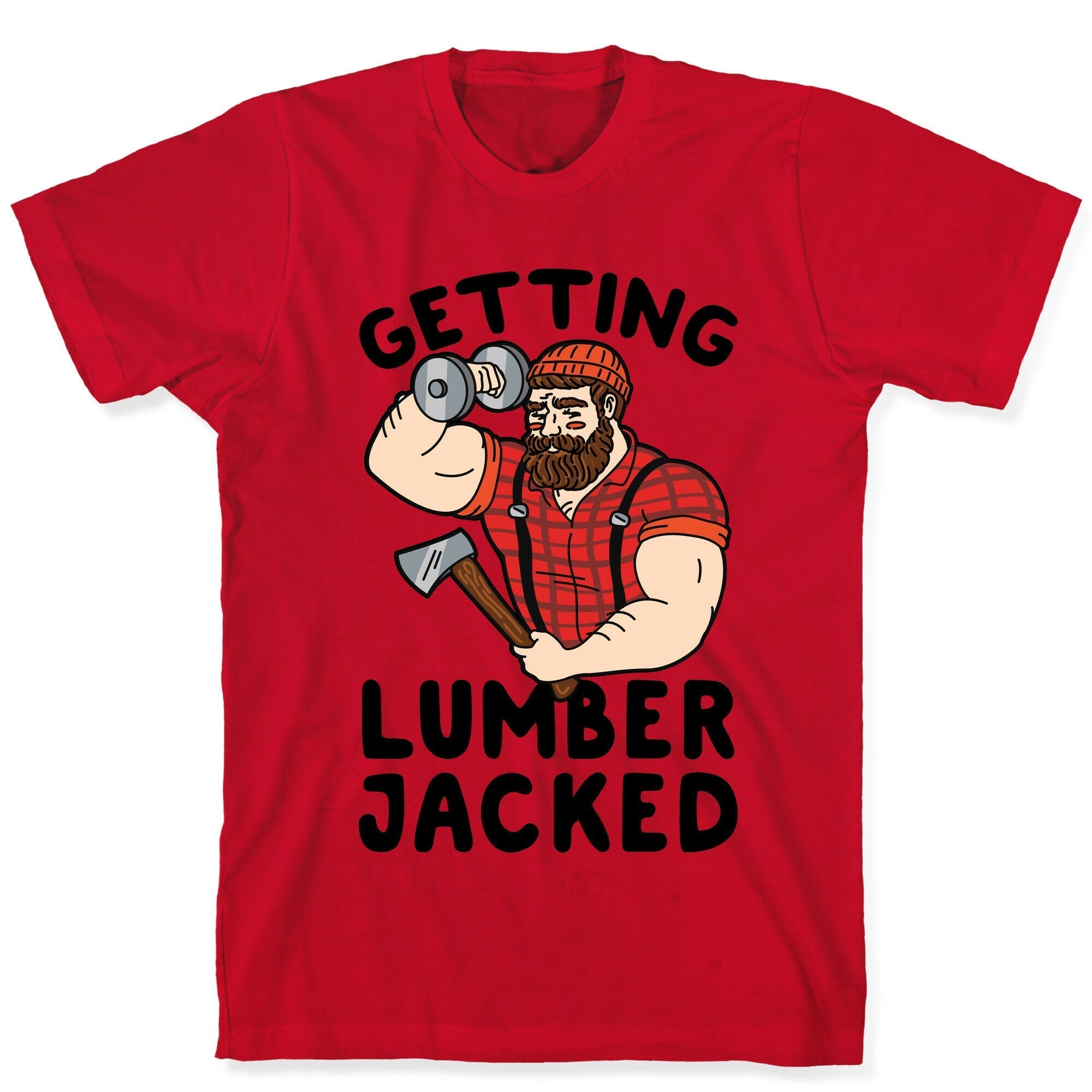 Getting Lumberjacked T-Shirt Style001 Hoodie, Sweatshirt | PureTeeCo.com (Image 5)