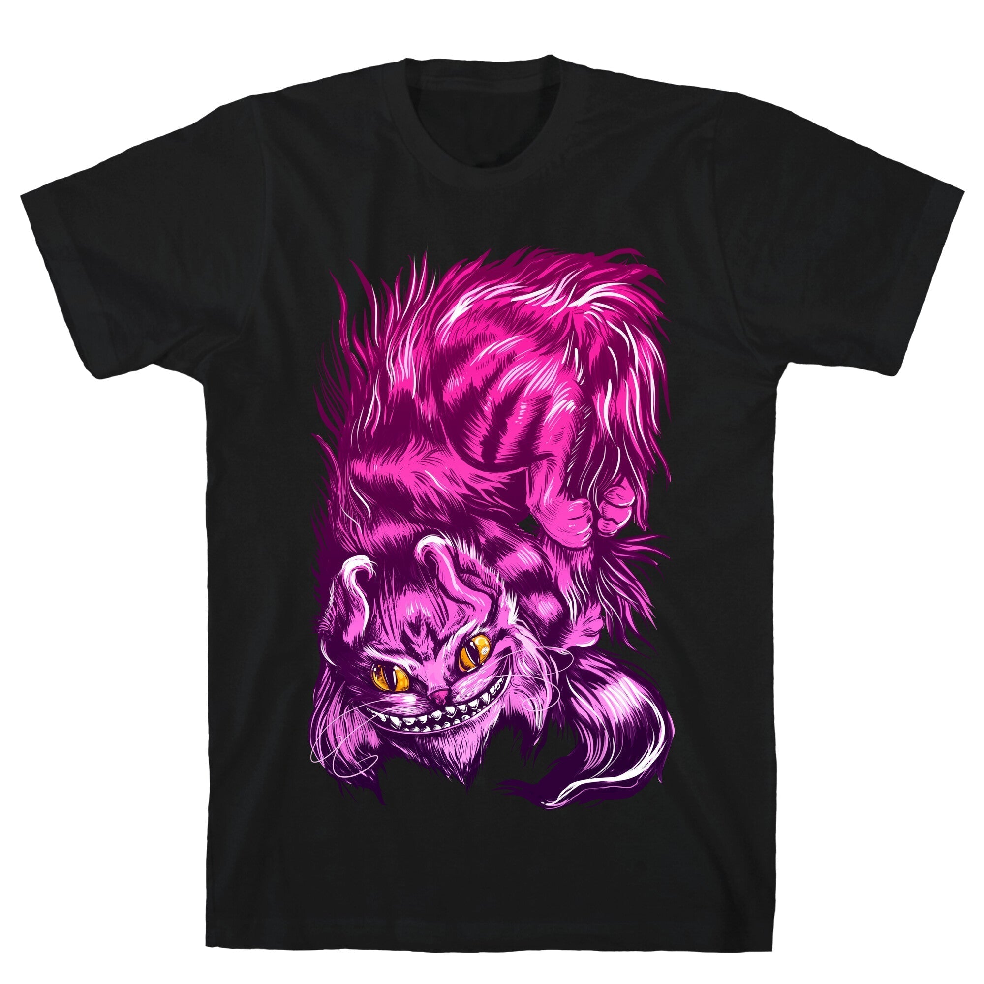 Cheshire Cat T-Shirt Hoodie, Sweatshirt | PureTeeCo.com (Image 1)