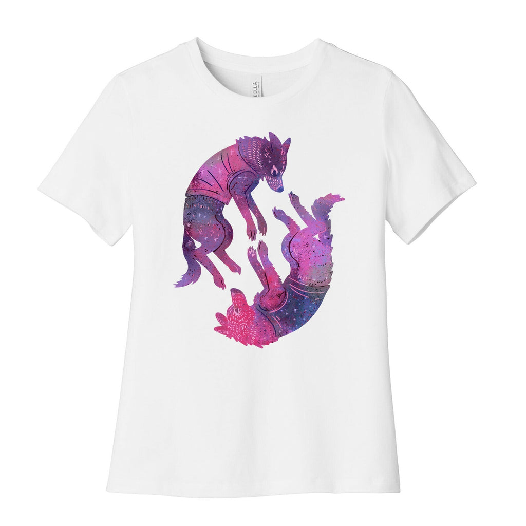 Astronaut Dogs Belka & Strelka Women's Cotton Tee Hoodie, Sweatshirt | PureTeeCo.com (Image 4)