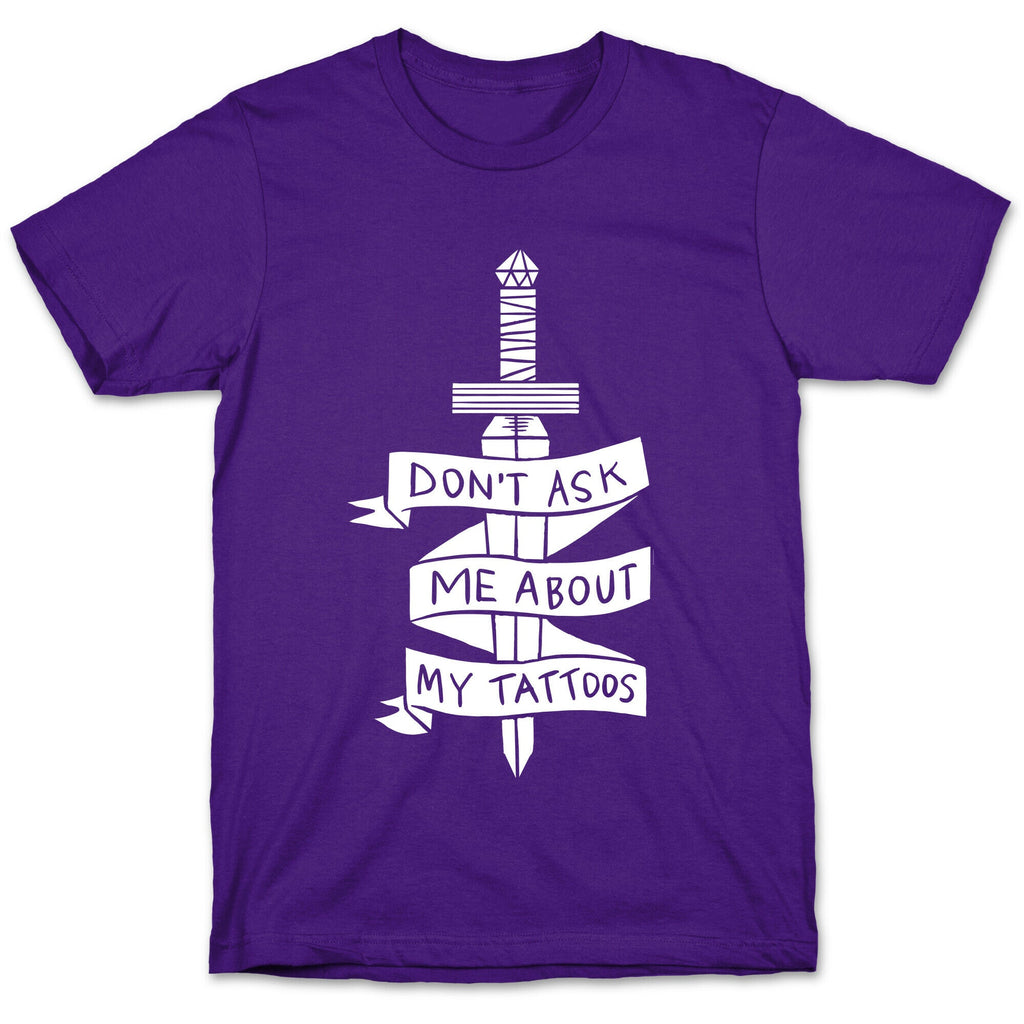 Don't Ask Me About My Tattoos T-Shirt Hoodie, Sweatshirt | PureTeeCo.com (Image 5)