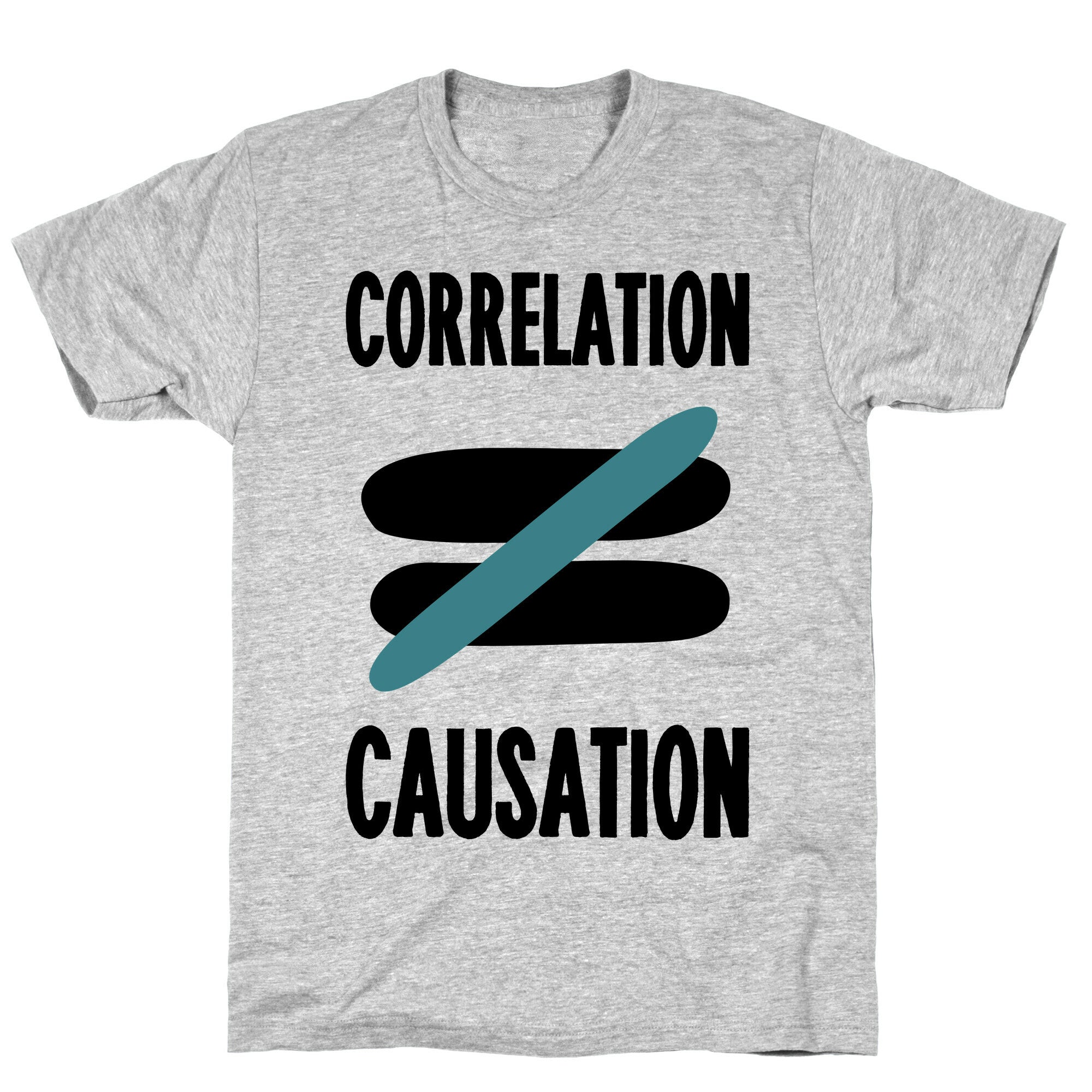 Correlation Does Not Equal Causation T-Shirt Hoodie, Sweatshirt | PureTeeCo.com (Image 3)