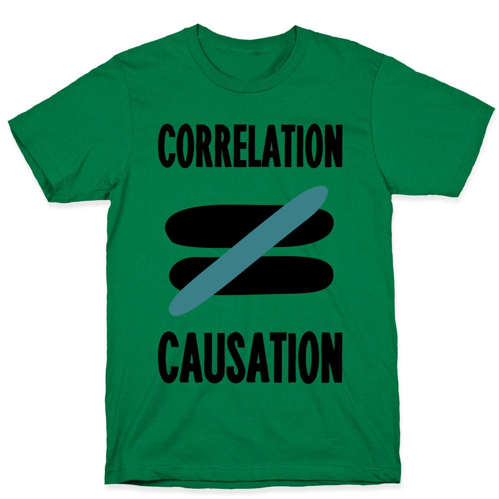 Correlation Does Not Equal Causation T-Shirt Hoodie, Sweatshirt | PureTeeCo.com (Image 4)