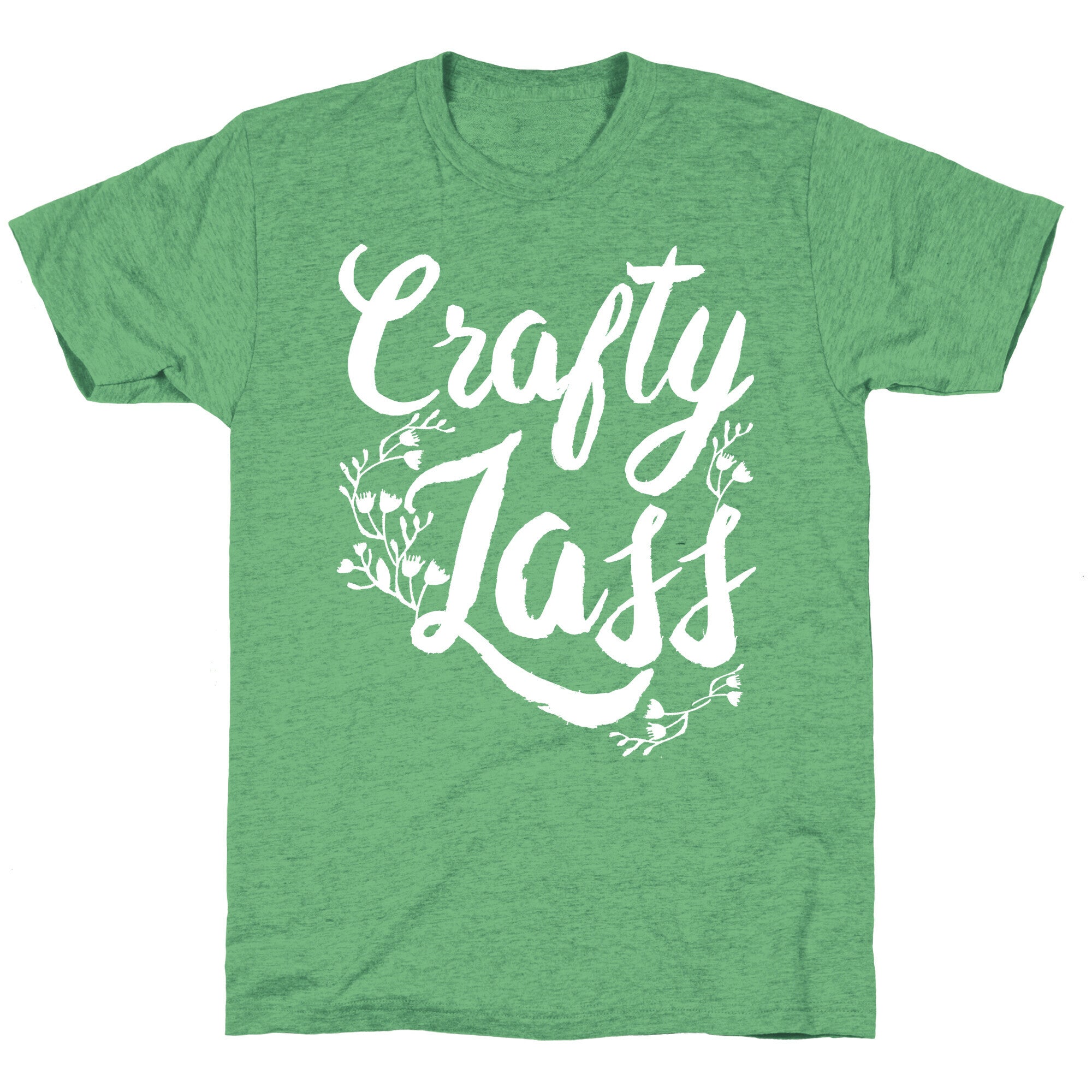 Crafty Lass Unisex Triblend Tee Hoodie, Sweatshirt | PureTeeCo.com (Image 2)