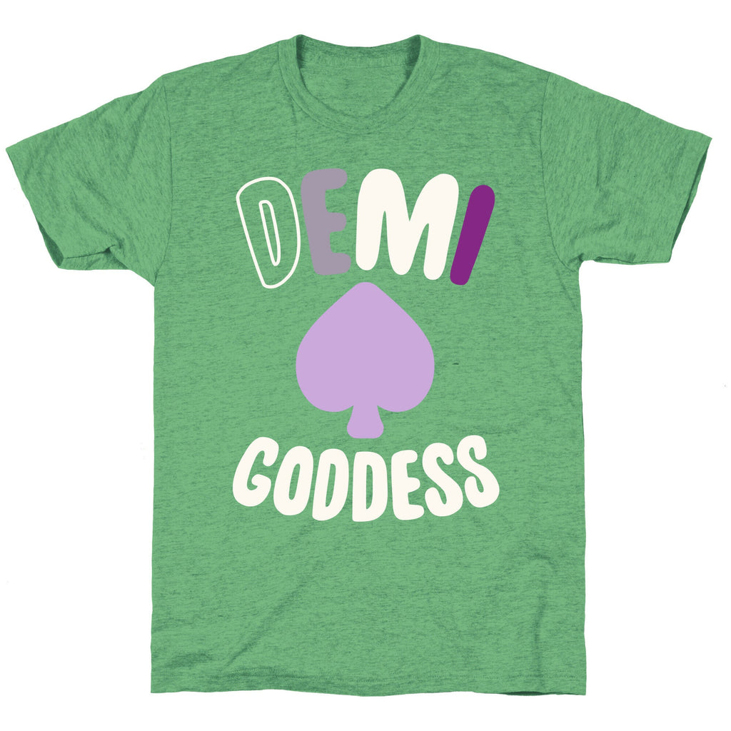 Demi Goddess Unisex Triblend Tee Hoodie, Sweatshirt | PureTeeCo.com (Image 2)