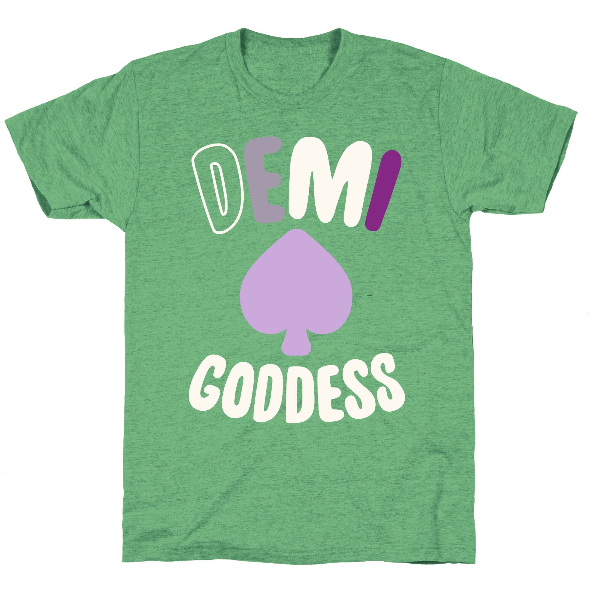 Demi Goddess Unisex Triblend Tee Hoodie, Sweatshirt | PureTeeCo.com (Image 2)