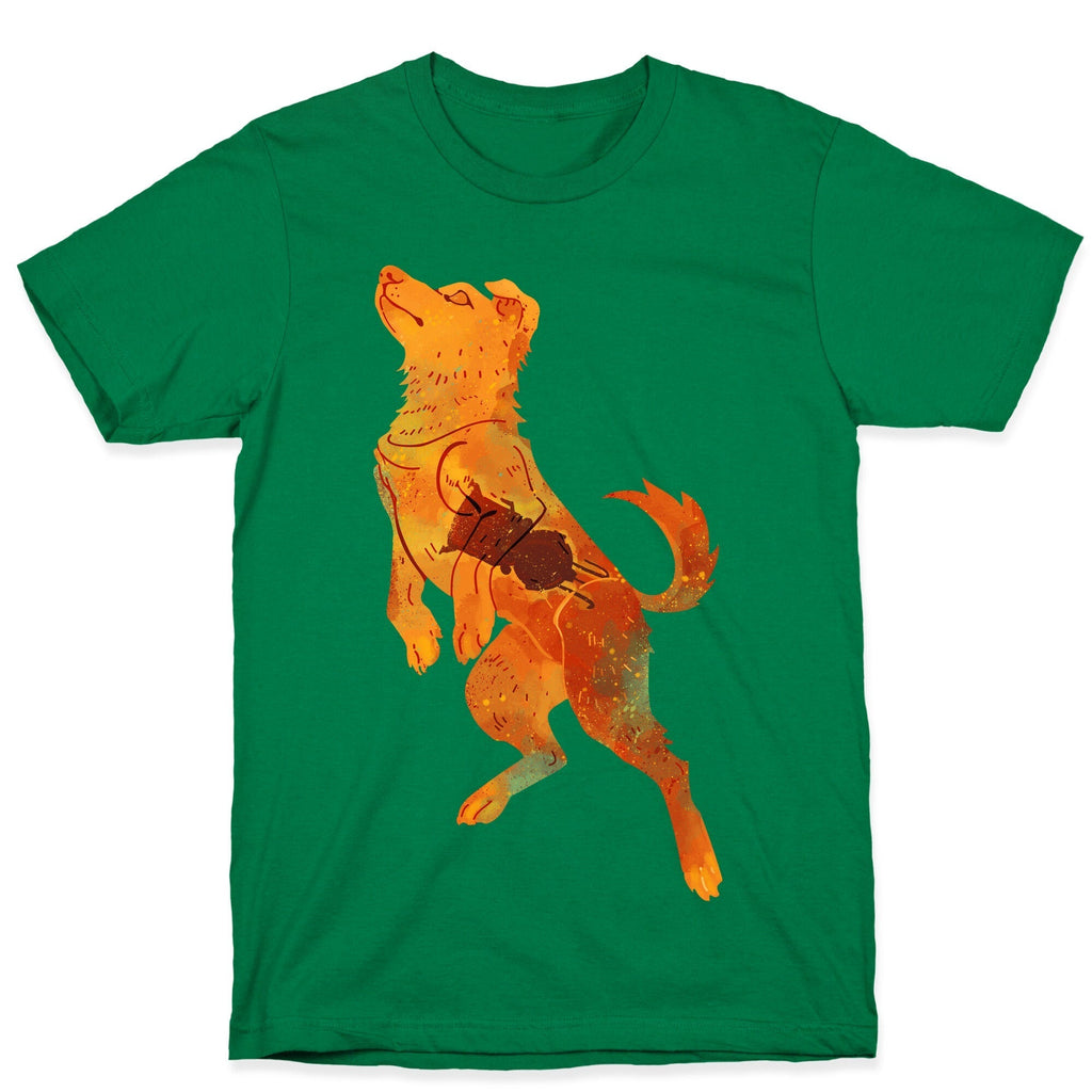 Astronaut Dog Zvezdochka T-Shirt Hoodie, Sweatshirt | PureTeeCo.com (Image 3)